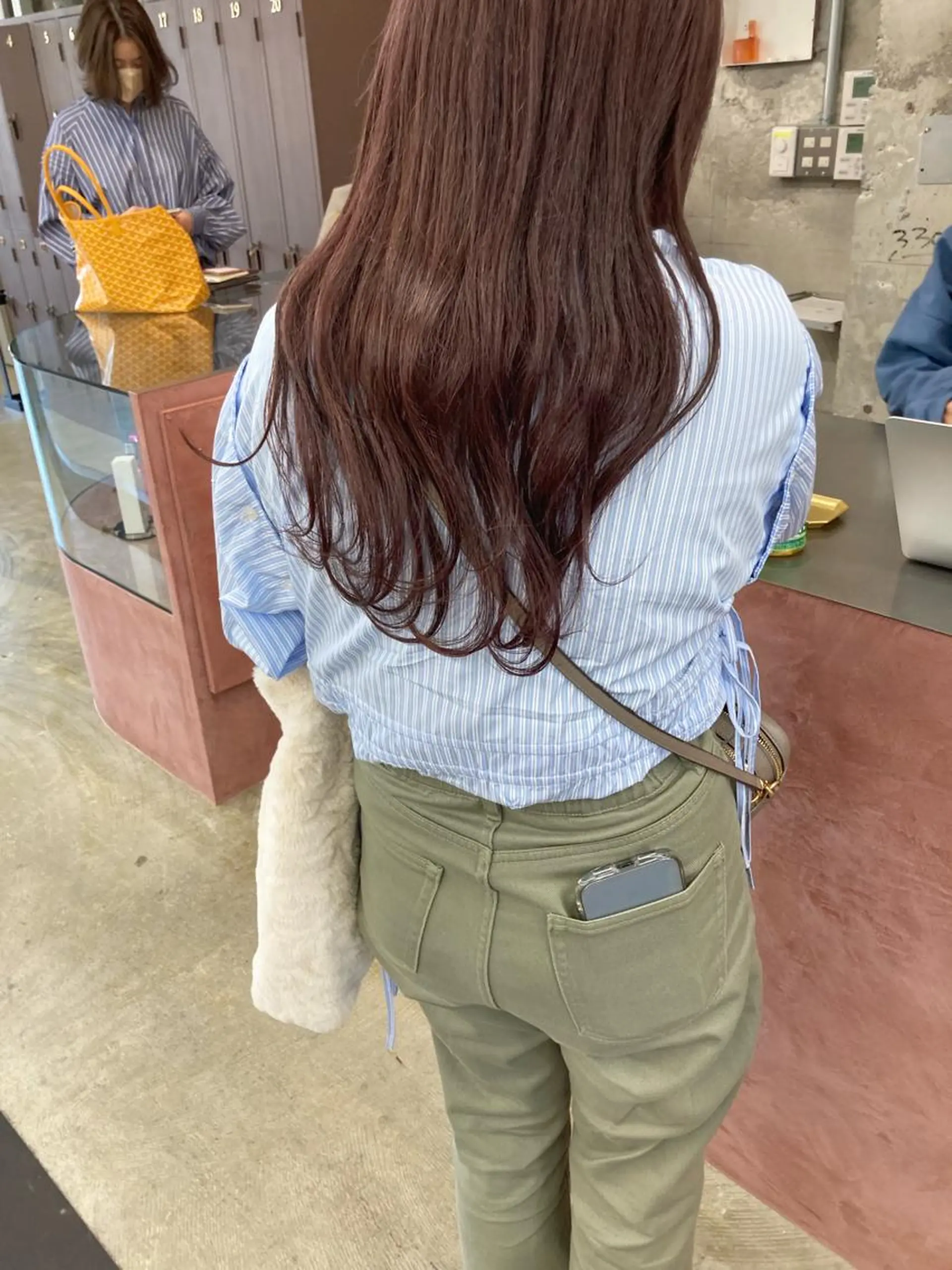 セミロング カラー ブラウンカラー 小木曽智美 /ボブ/ショートのヘアスタイル