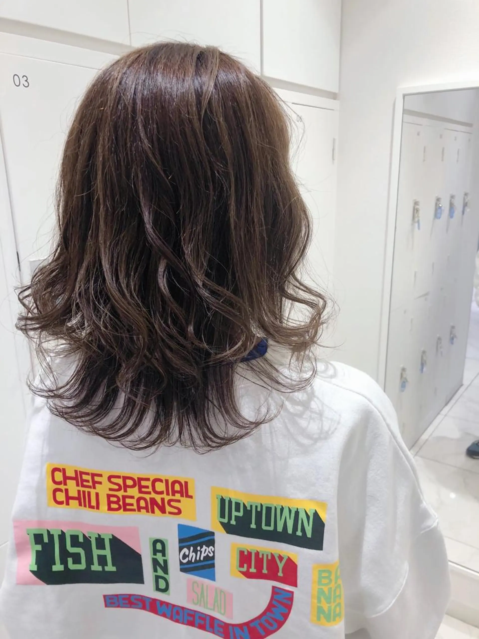 セミロング カット✂︎カラー堀切 美里のヘアスタイル