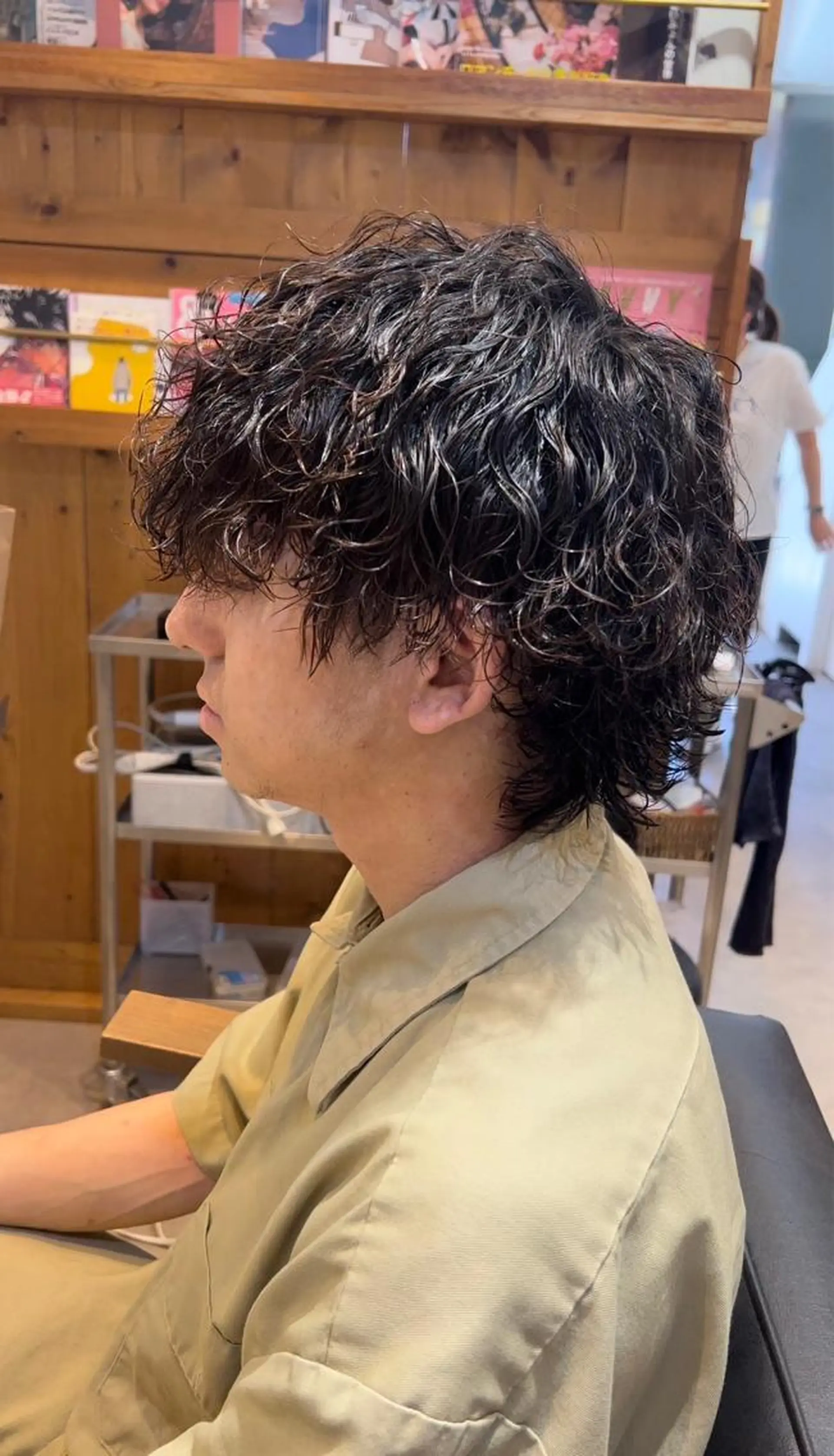 メンズ メンズパーマ 波巻きパーマ gosso寺田町所属・gosso 寺田町のヘアスタイル