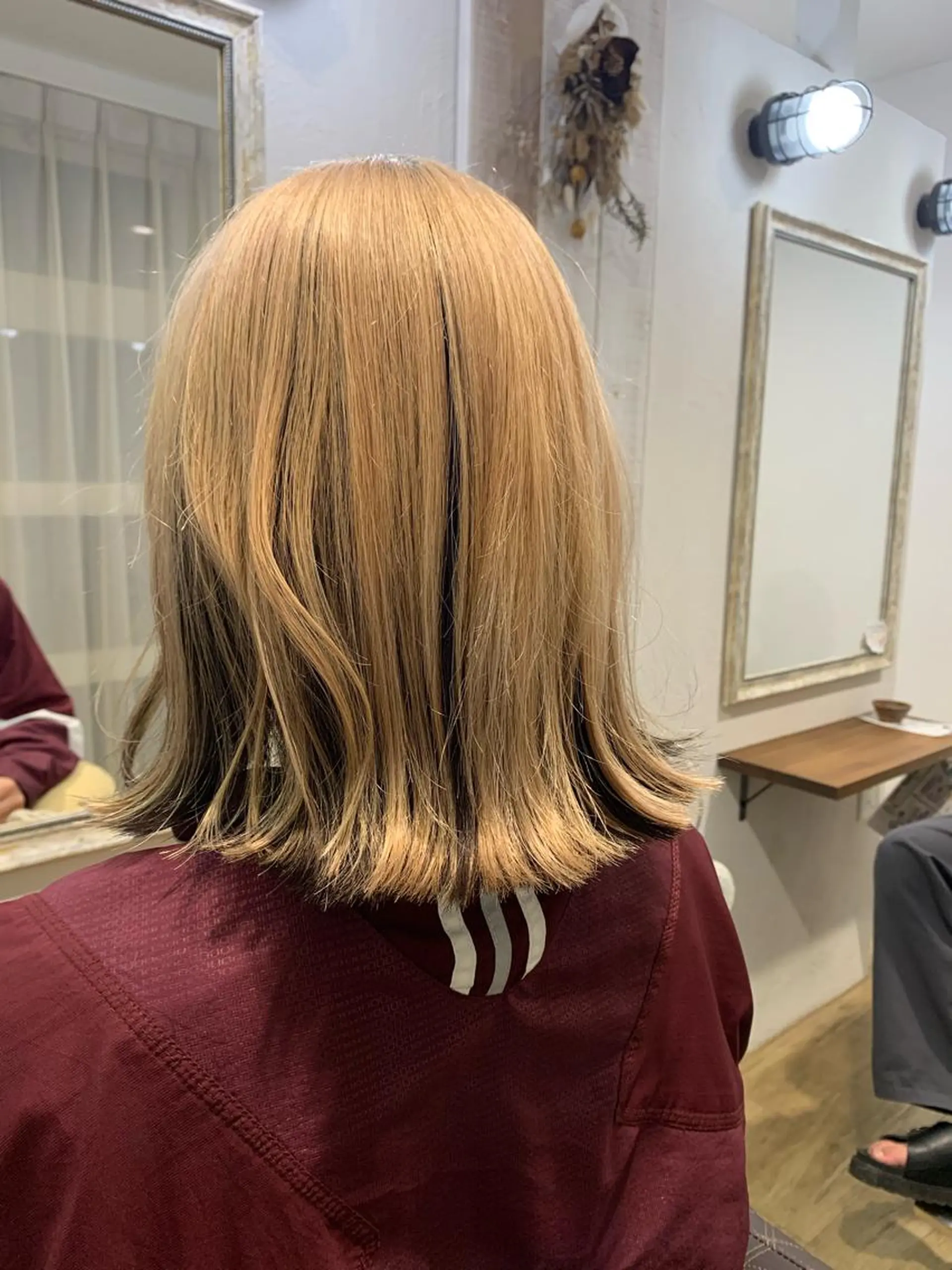 ミディアム 斉藤 陸のヘアスタイル