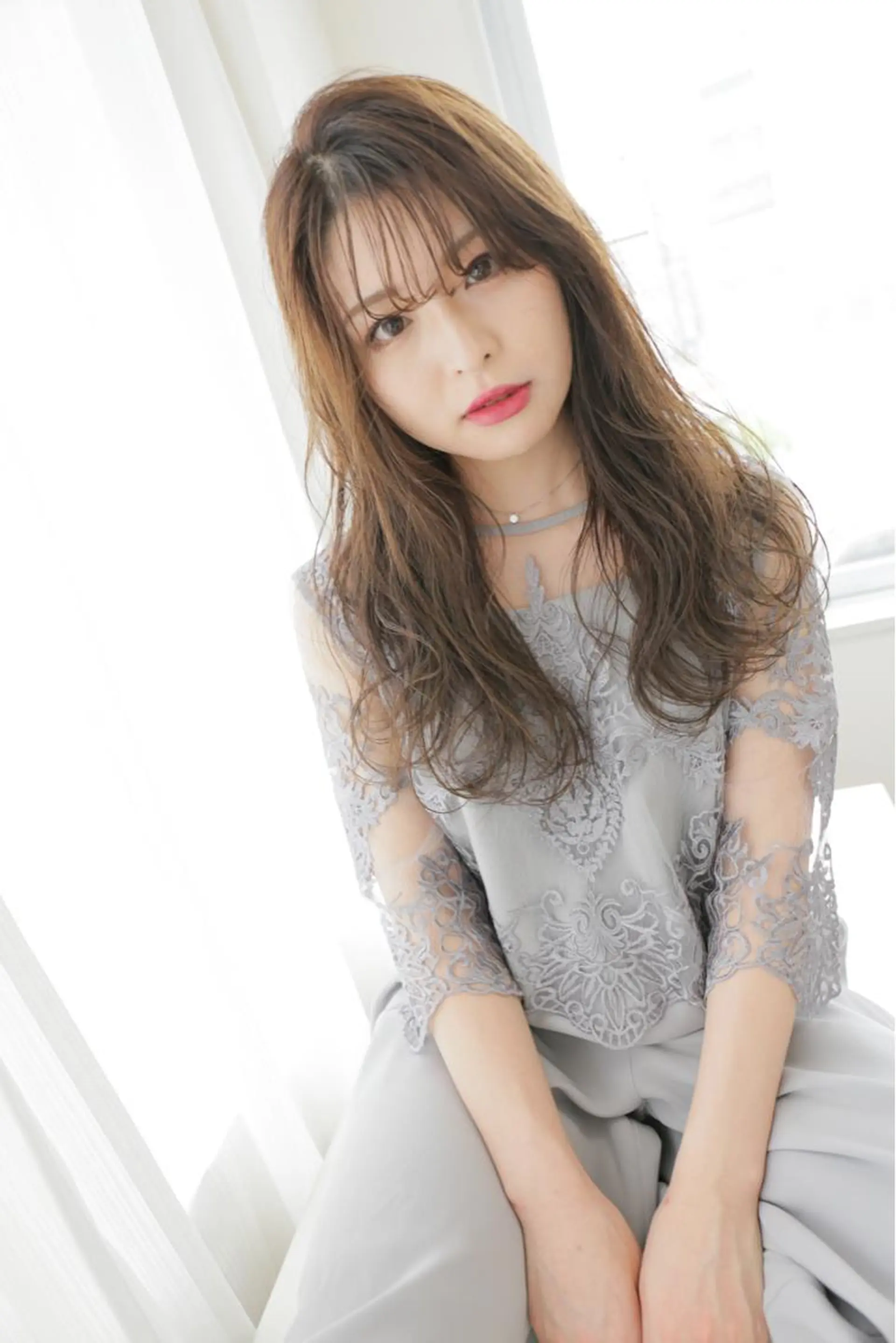 ロング 大沼 佑英のヘアスタイル