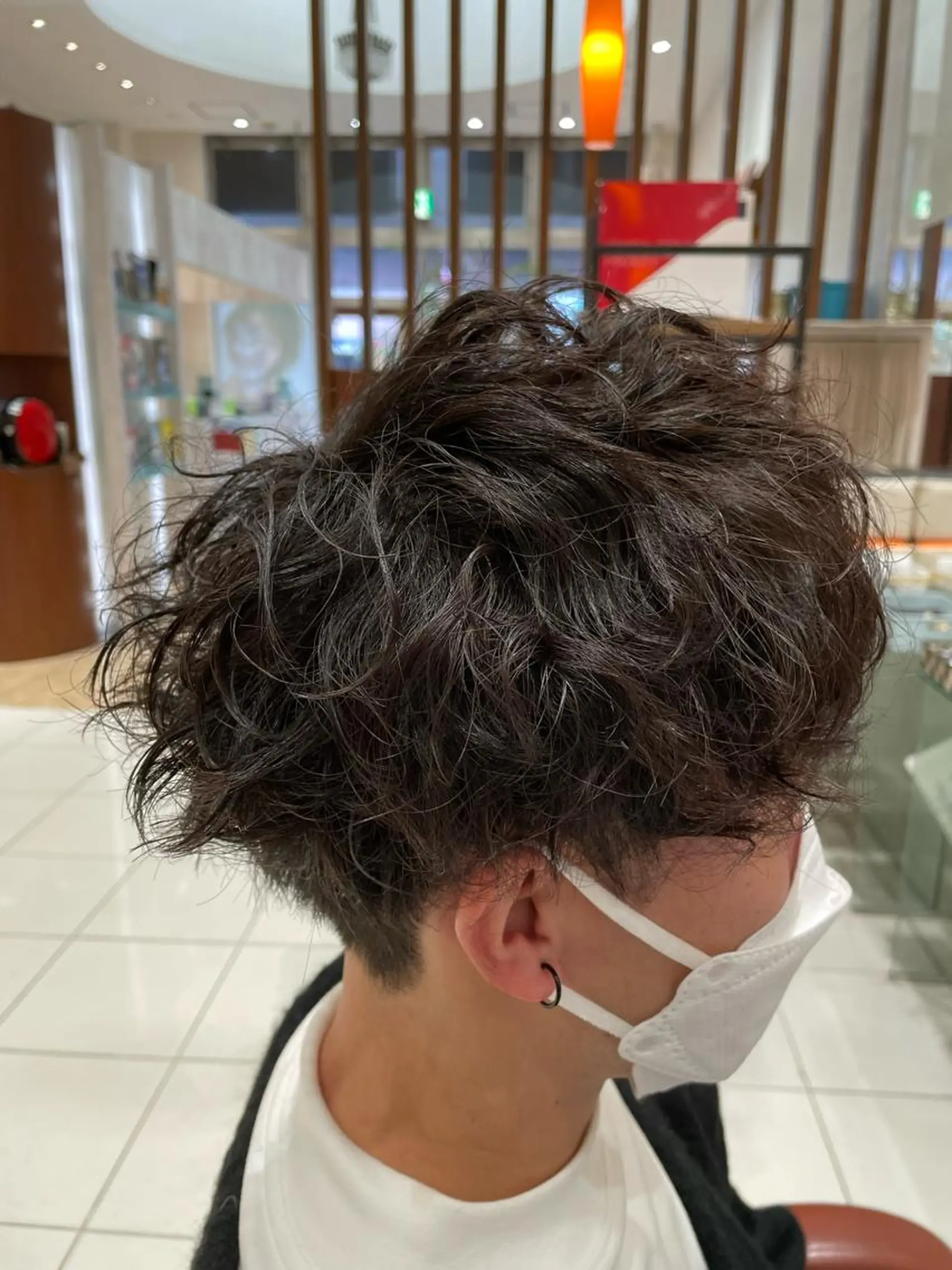 パーマ メンズ カット パーマ 金井 郁弥のヘアスタイル