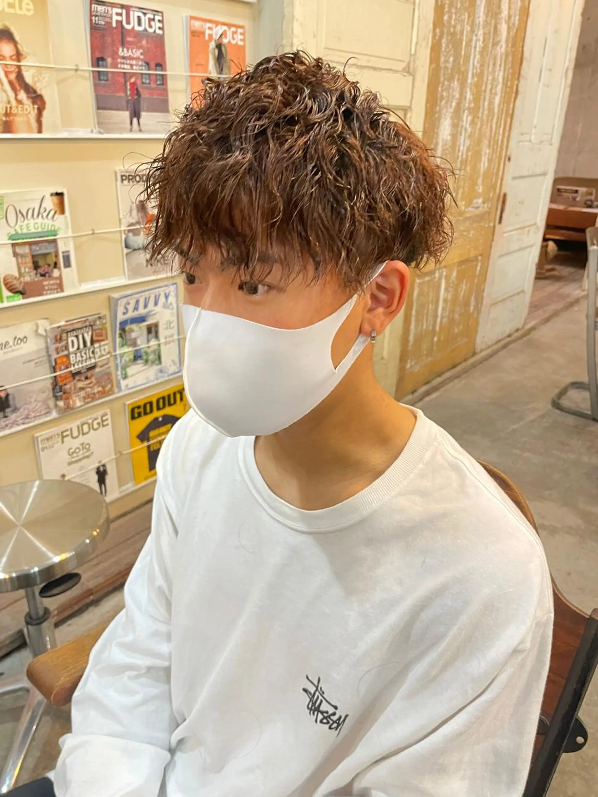 メンズ カット ヘアカラー パーマ メンズ特化美容師 ハスイルイのヘアスタイル