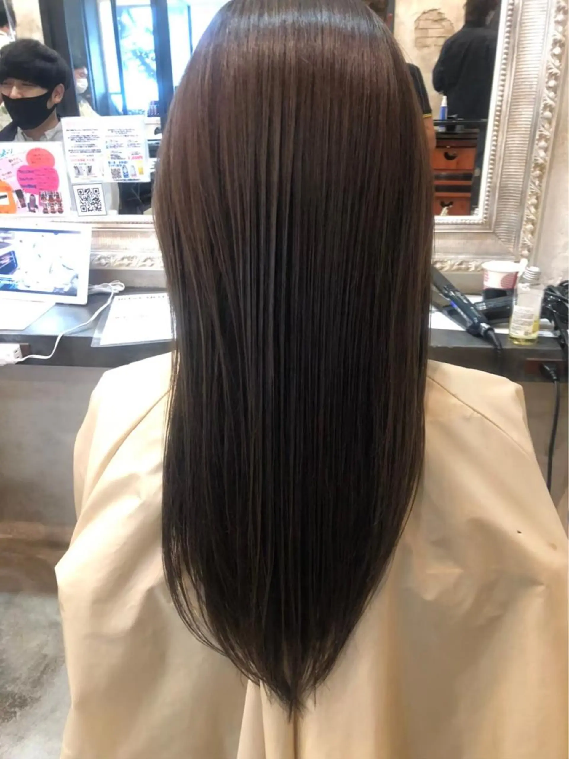 ロング カラー 縮毛矯正 hairresort Ai 川越のヘアスタイル