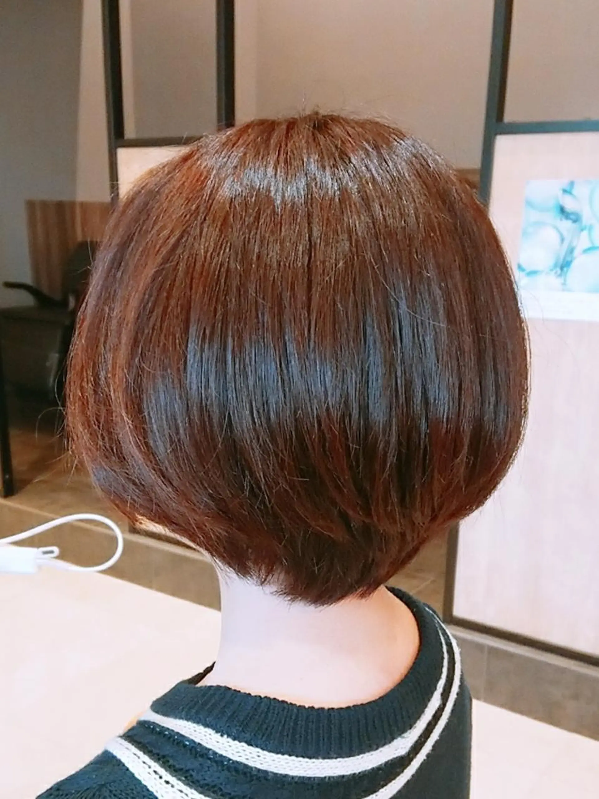 ショート ショートボブ ボブ ショートヘア 坂上 晴日のヘアスタイル
