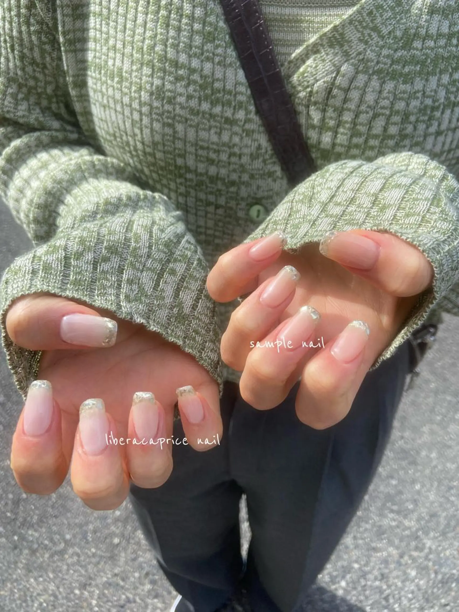 ネイル アートネイル ミラーネイル ニュアンスネイル 春ネイル ネイル･エステ afdlbcのネイルデザイン