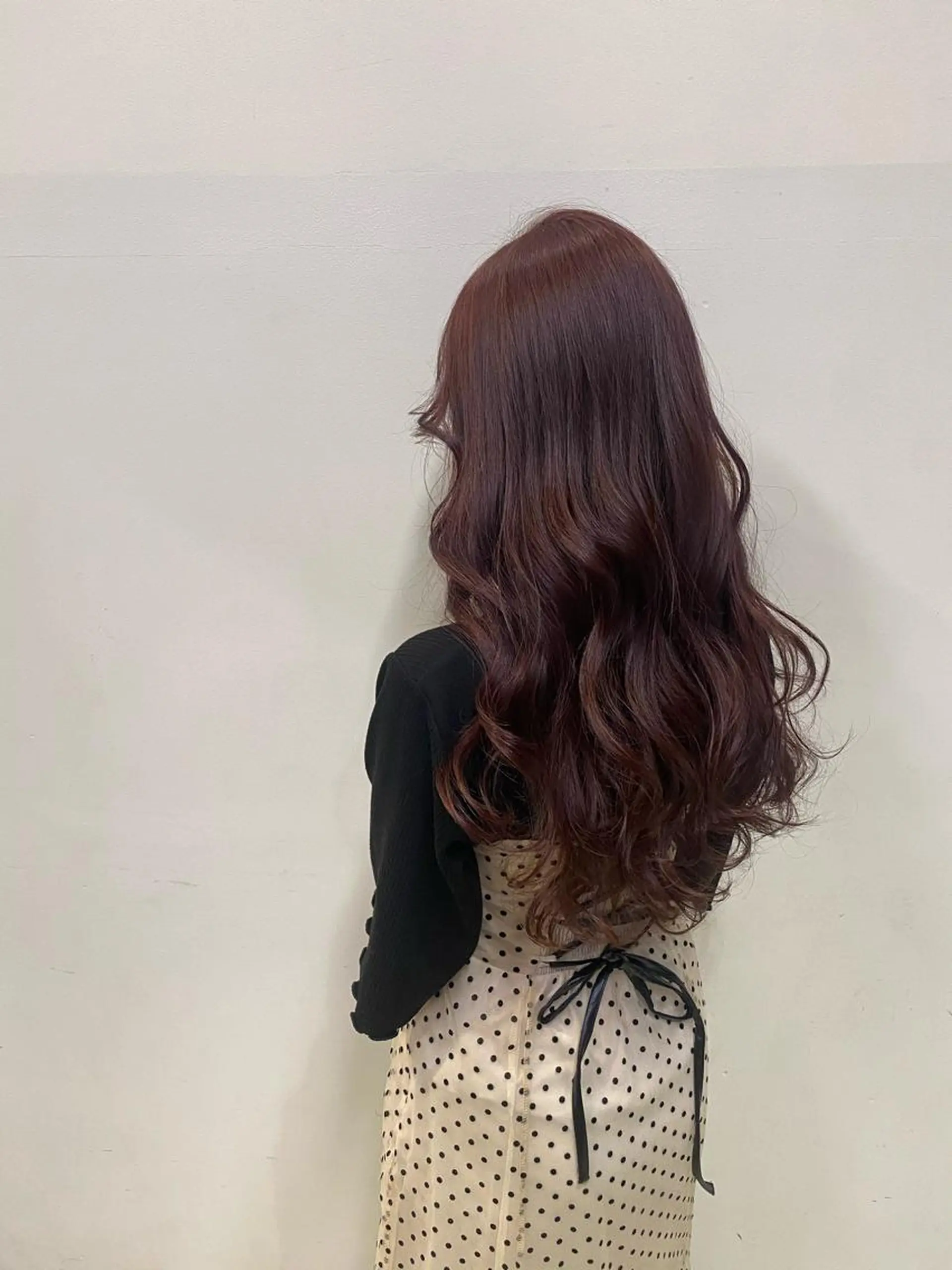 ロング カット ヘアカラー トリートメント 山川 玲奈のヘアスタイル