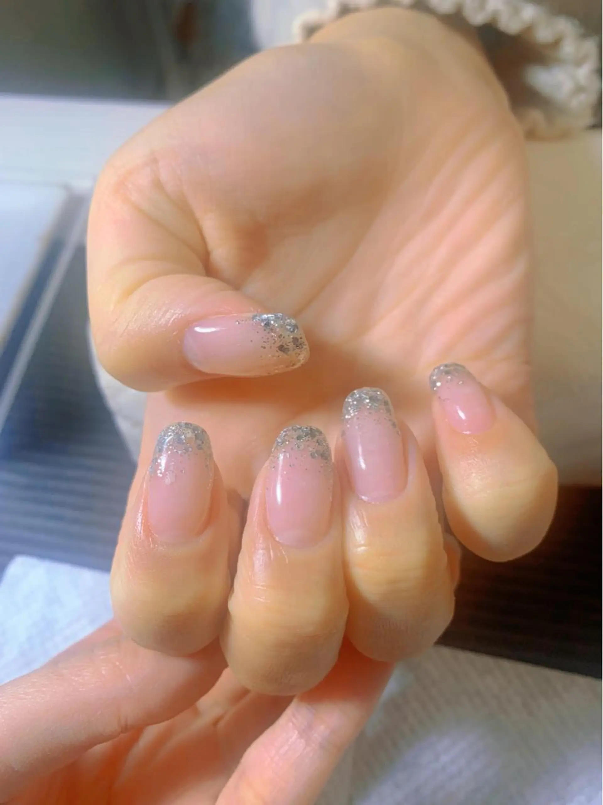 ネイル グラデーション ラメ(グリッター) ラメグラデーション salon EMANのネイルデザイン