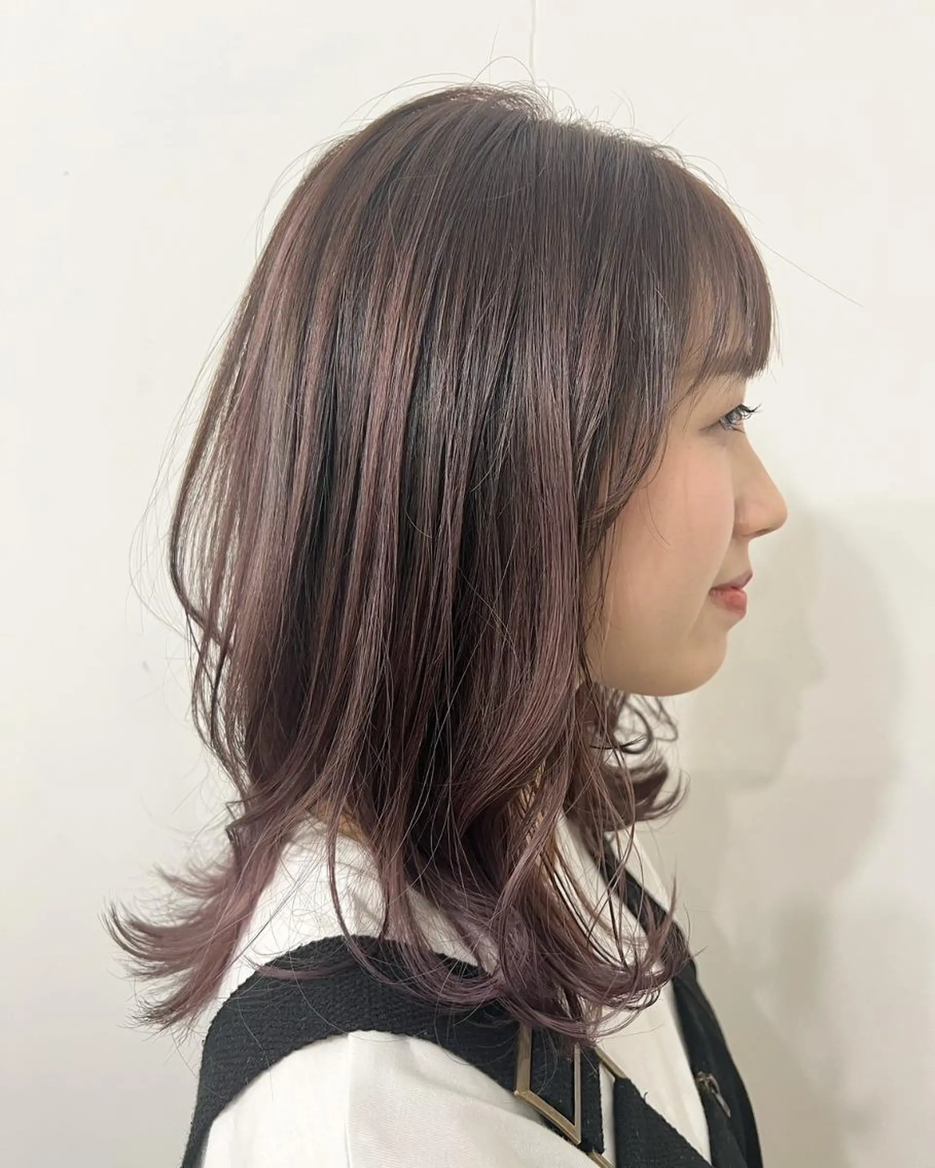 ロング カラー バレイヤージュ ブリーチ ケアブリーチ デザインカラー ダブルカラー カット トリートメント ROW町田🌹 大人可愛い/艶髪改善のヘアスタイル
