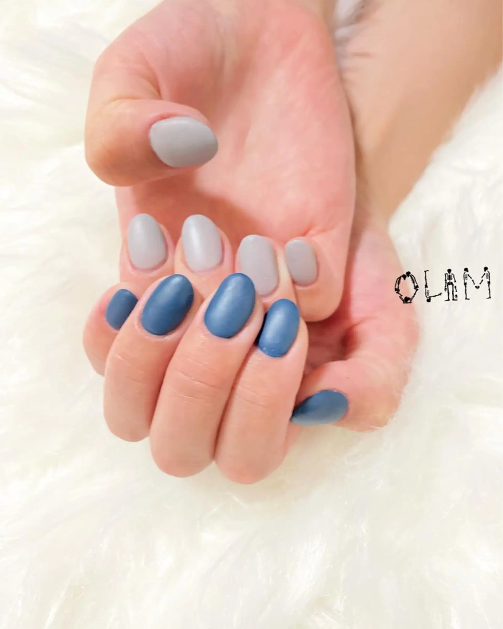 ネイル マットネイル ワンカラーネイル ハンドネイル olim nailspaceのネイルデザイン