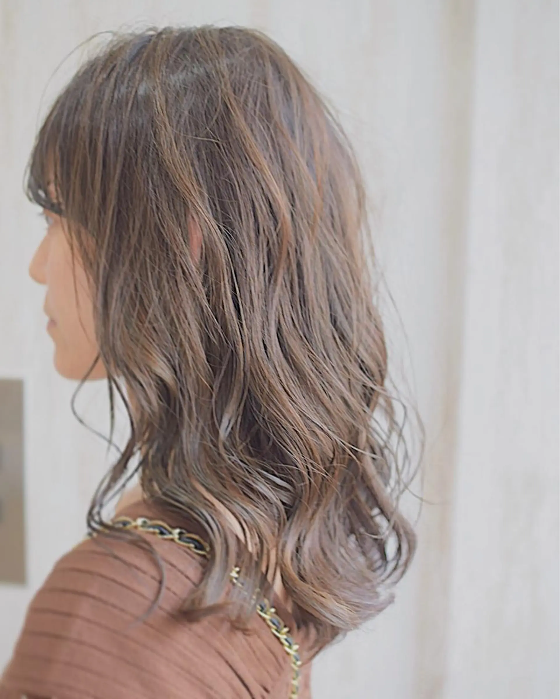 ミディアム カラー ハイトーンカラー RYUのヘアスタイル