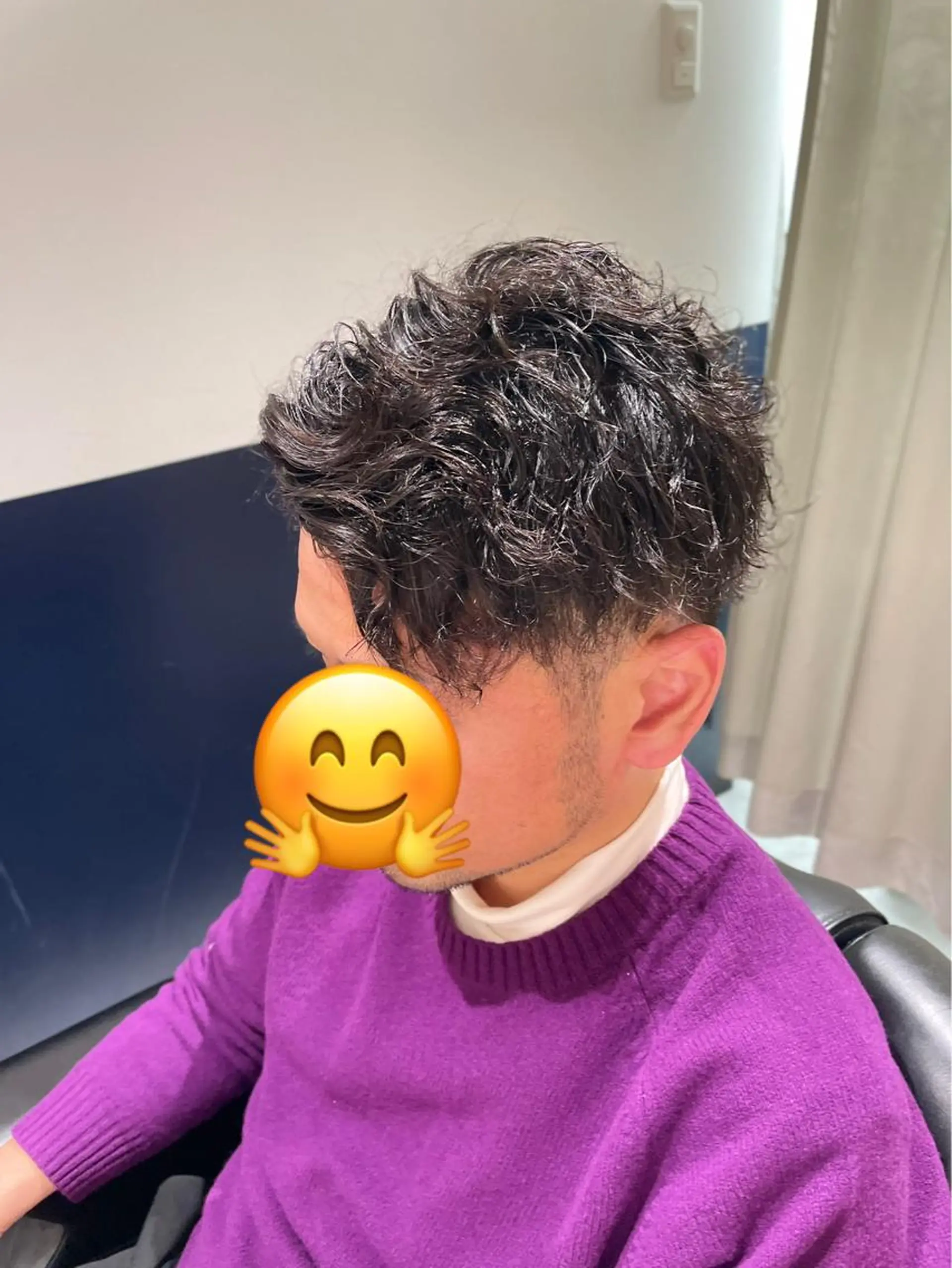 ショート パーマ メンズ メンズパーマ スパイラルパーマ カット パーマ 銀座メンズカット/ 銀座メンズパーマ/のヘアスタイル