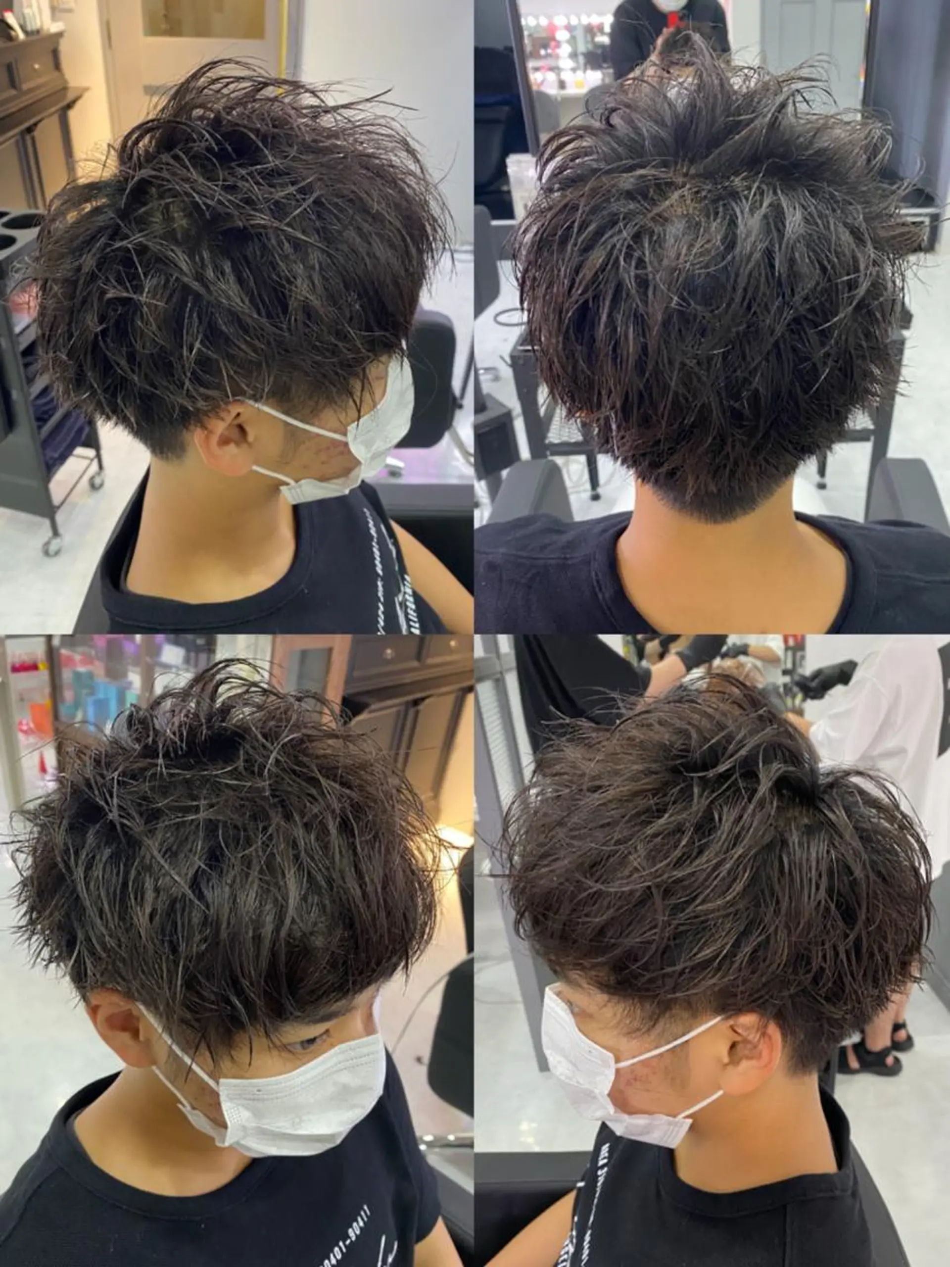 ショート カラー パーマ ヘアアレンジ メンズ カット 🔥メンズスタイル特 化🔥渡辺一翔🔥のヘアスタイル