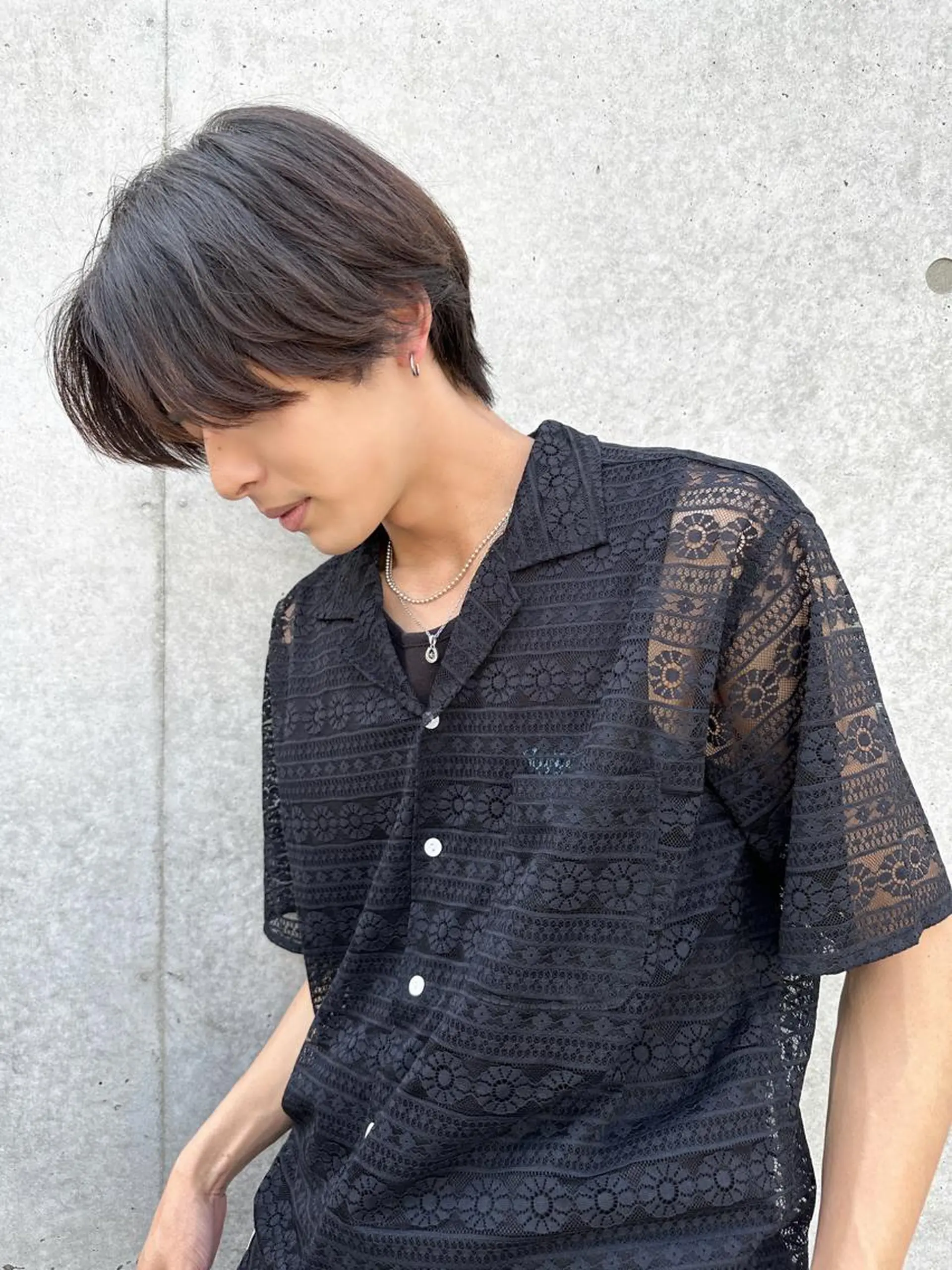 ショート カラー パーマ メンズ 渋谷駅から徒歩1分 BLUCKメンズヘアのヘアスタイル