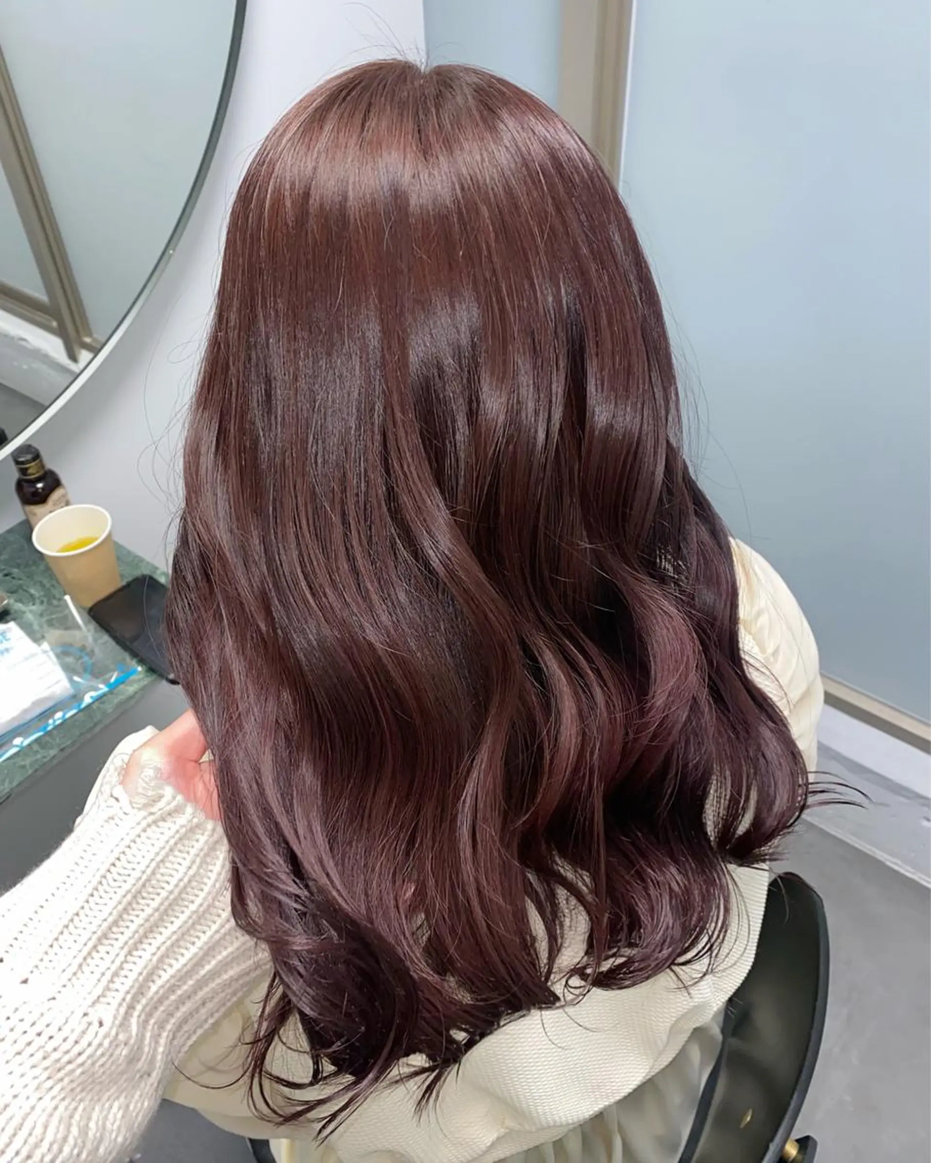 ロング カラー 韓国girly hikariのヘアスタイル