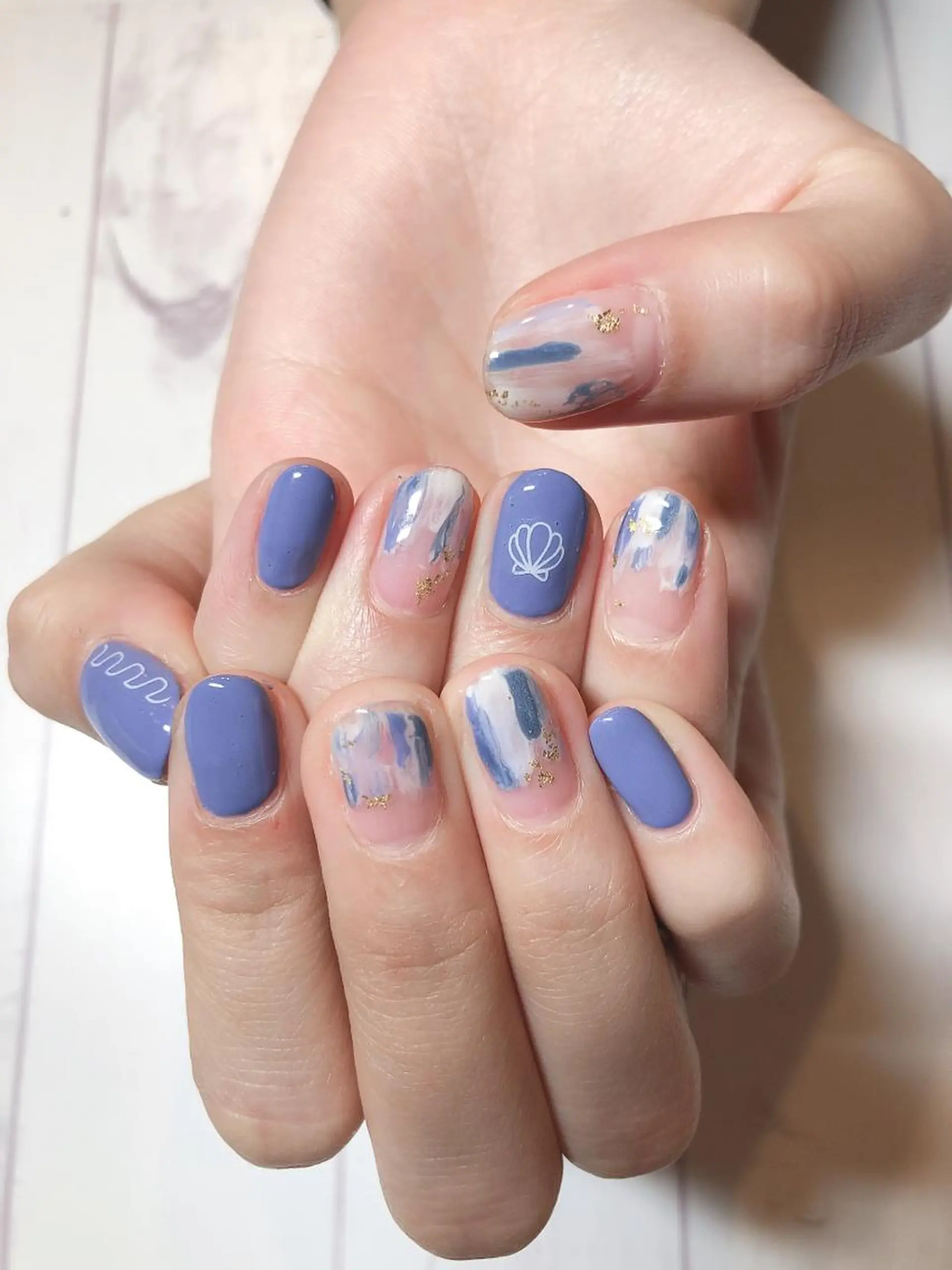 ネイル 夏ネイル ハンドネイル claire. nailのネイルデザイン