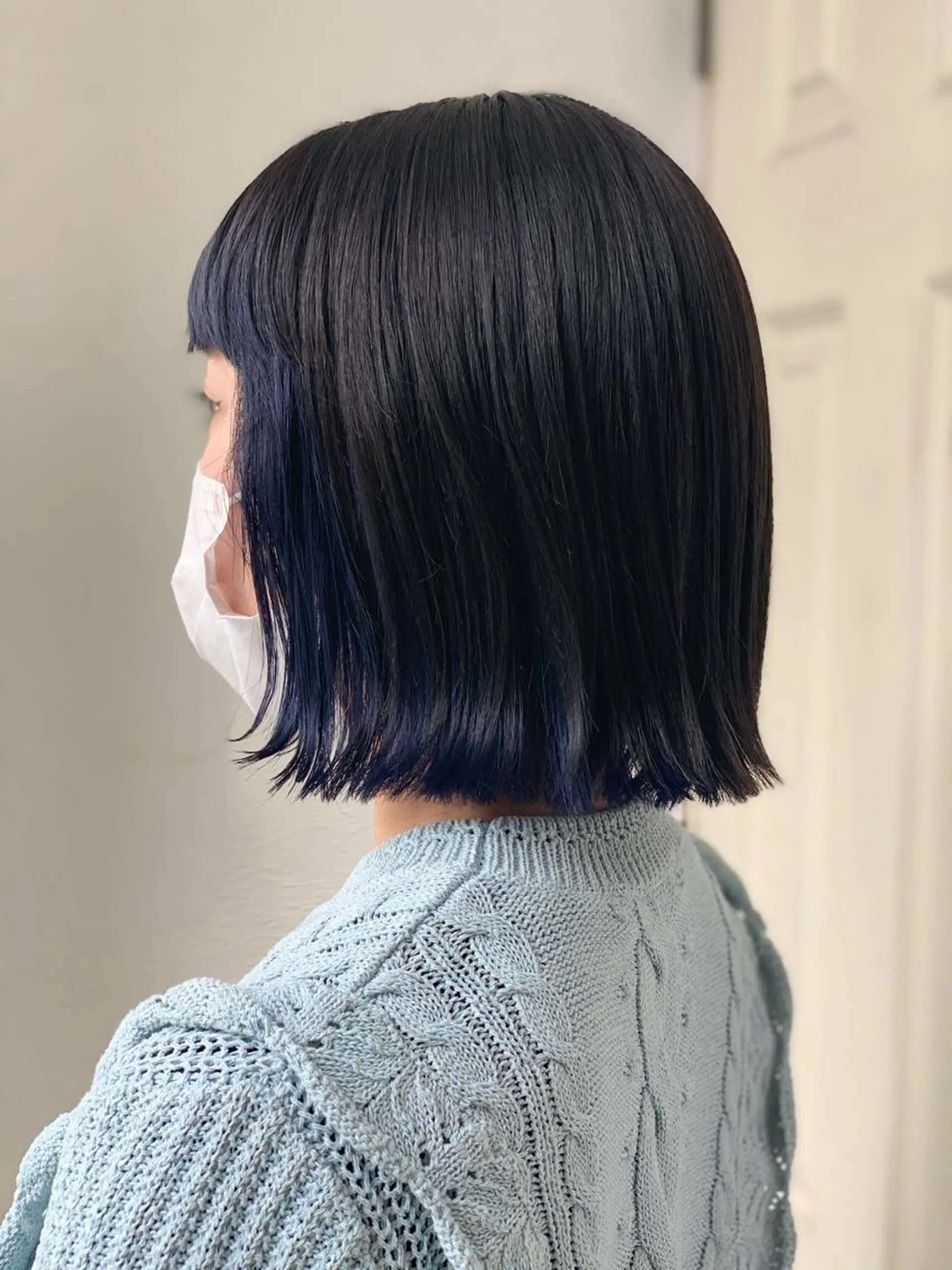 ミディアム カラー タナカ マナミのヘアスタイル
