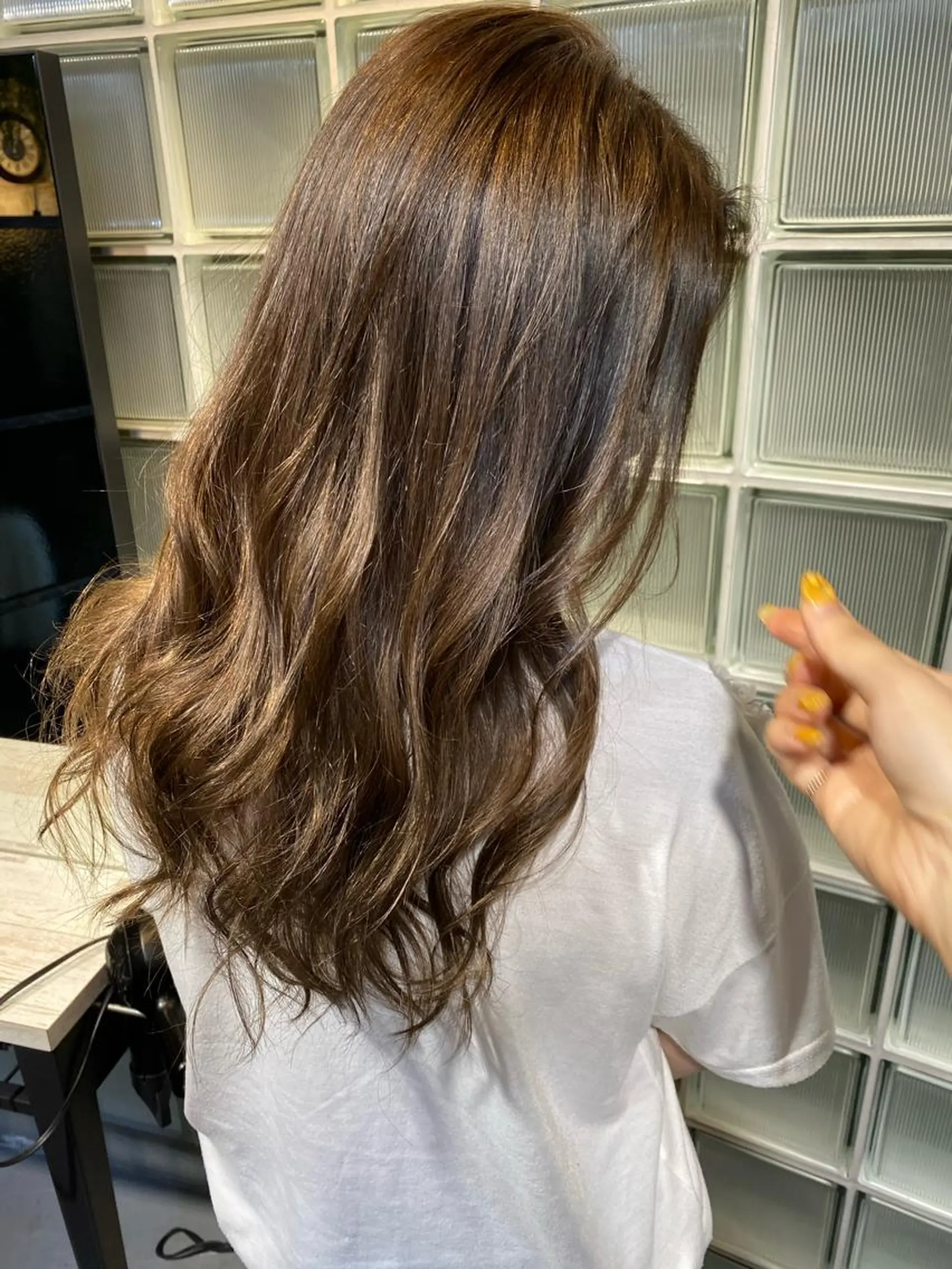 ロング 大橋 美咲のヘアスタイル