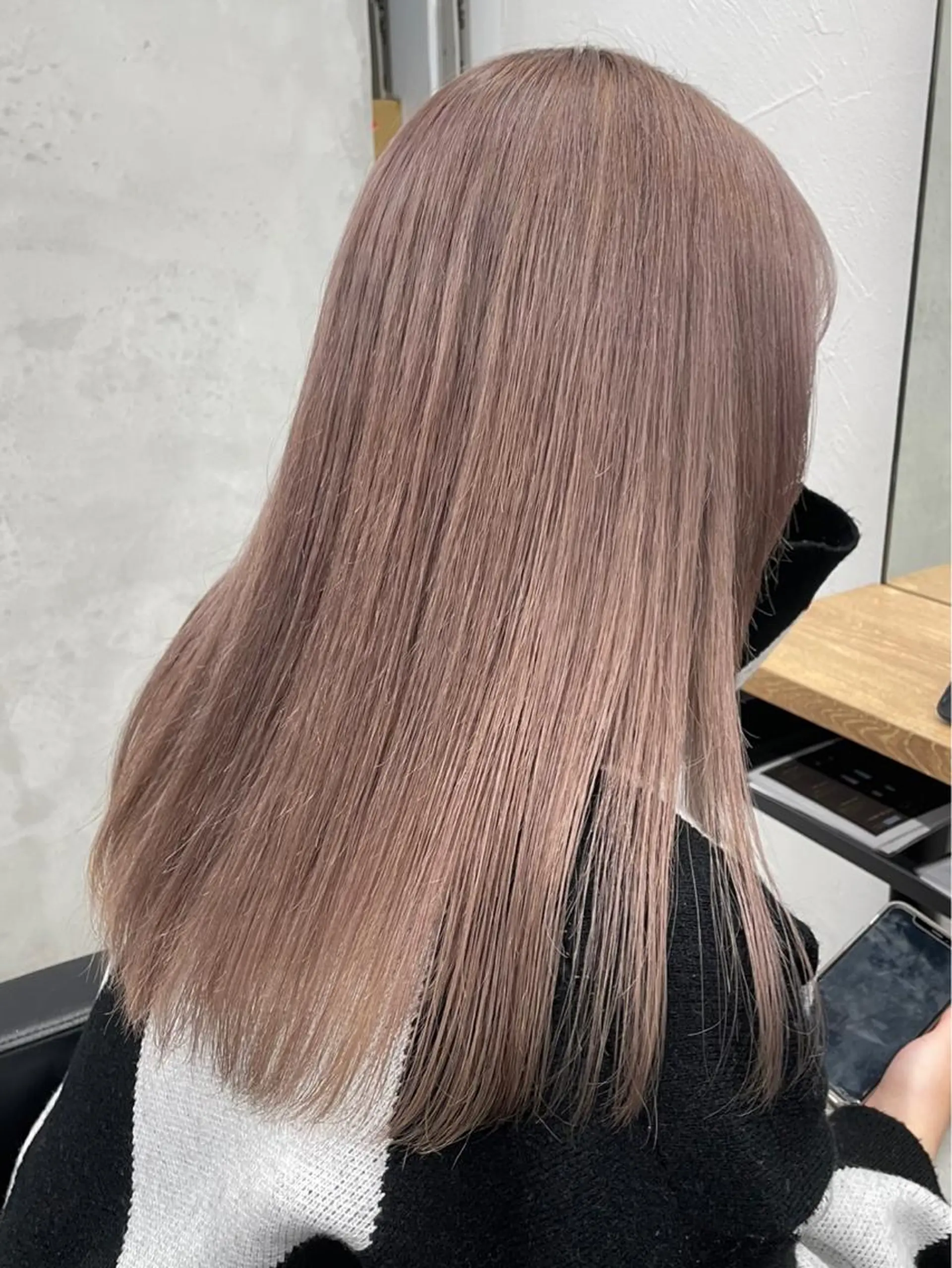 ロング カラー ラベンダーカラー ピンクカラー ピンクラベンダー ヘアカラー トリートメント 韓国/ハイトーン/ ボブ🎀MIKU🎀のヘアスタイル