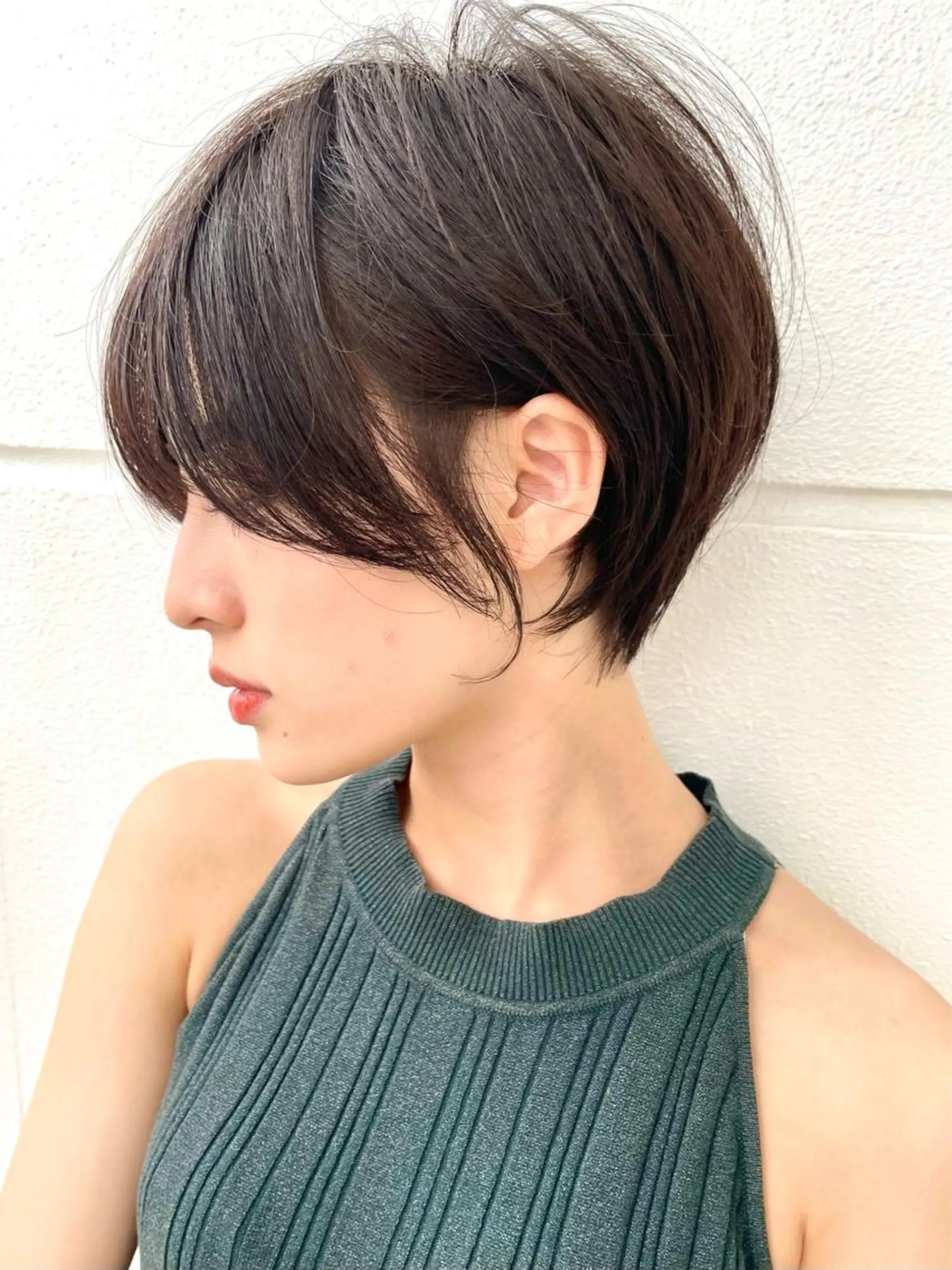ショート カラー 【韓国　レイヤー 髪質改善✨】かずのヘアスタイル