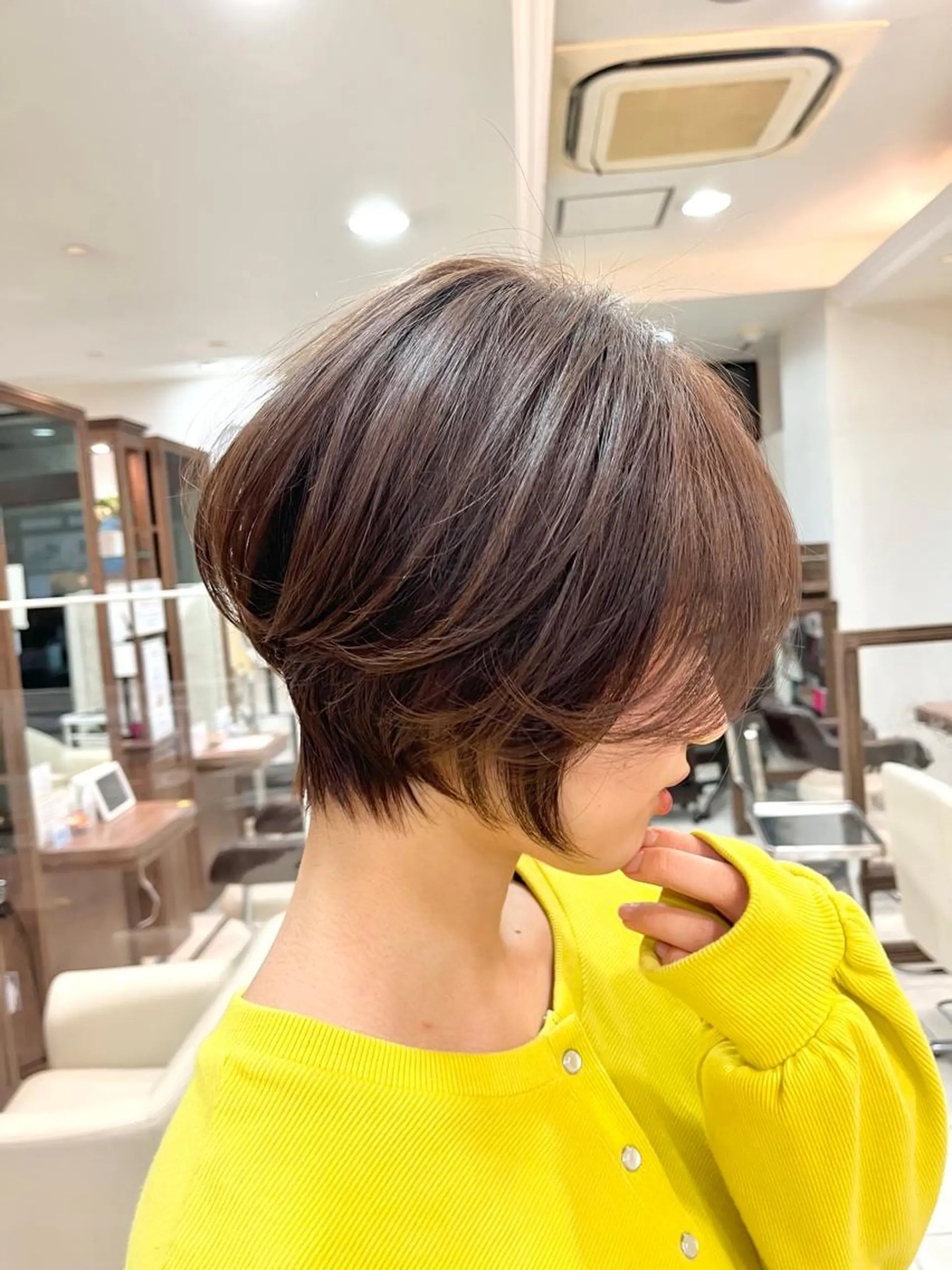 ショート ショートボブ ハンサムショート ボブ くびれヘア ハイライト カット ヘアカラー トリートメント ✨髪質改善・縮毛矯正 専門美容室マーベルのヘアスタイル