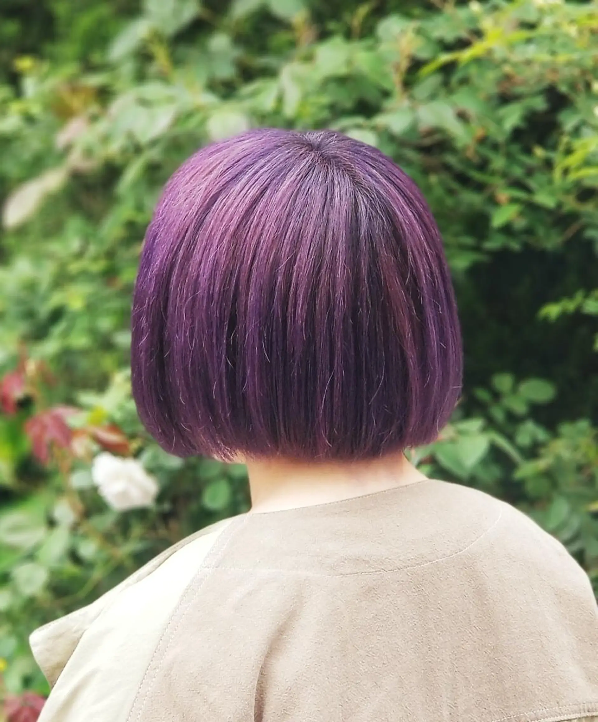 ミディアム 🔴赤み消し/ 艶カラー落合　優🔴のヘアスタイル