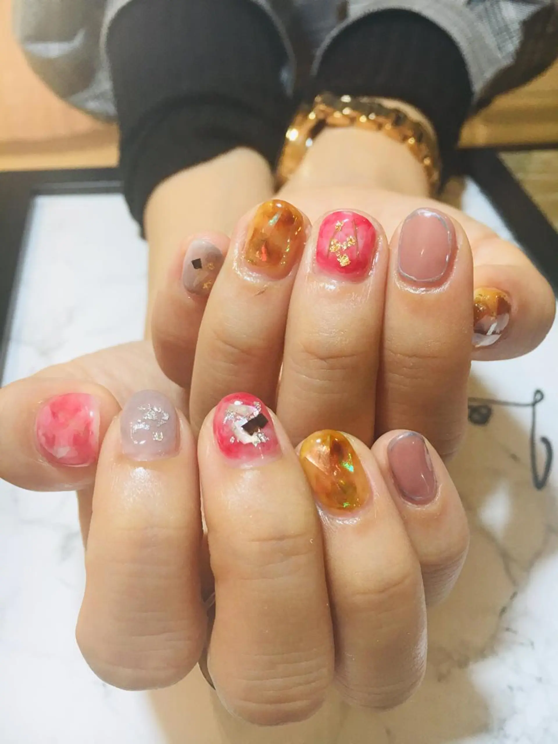 ネイル 持ち込み ハンドネイル LOVE NAIL 💕Sonoのネイルデザイン