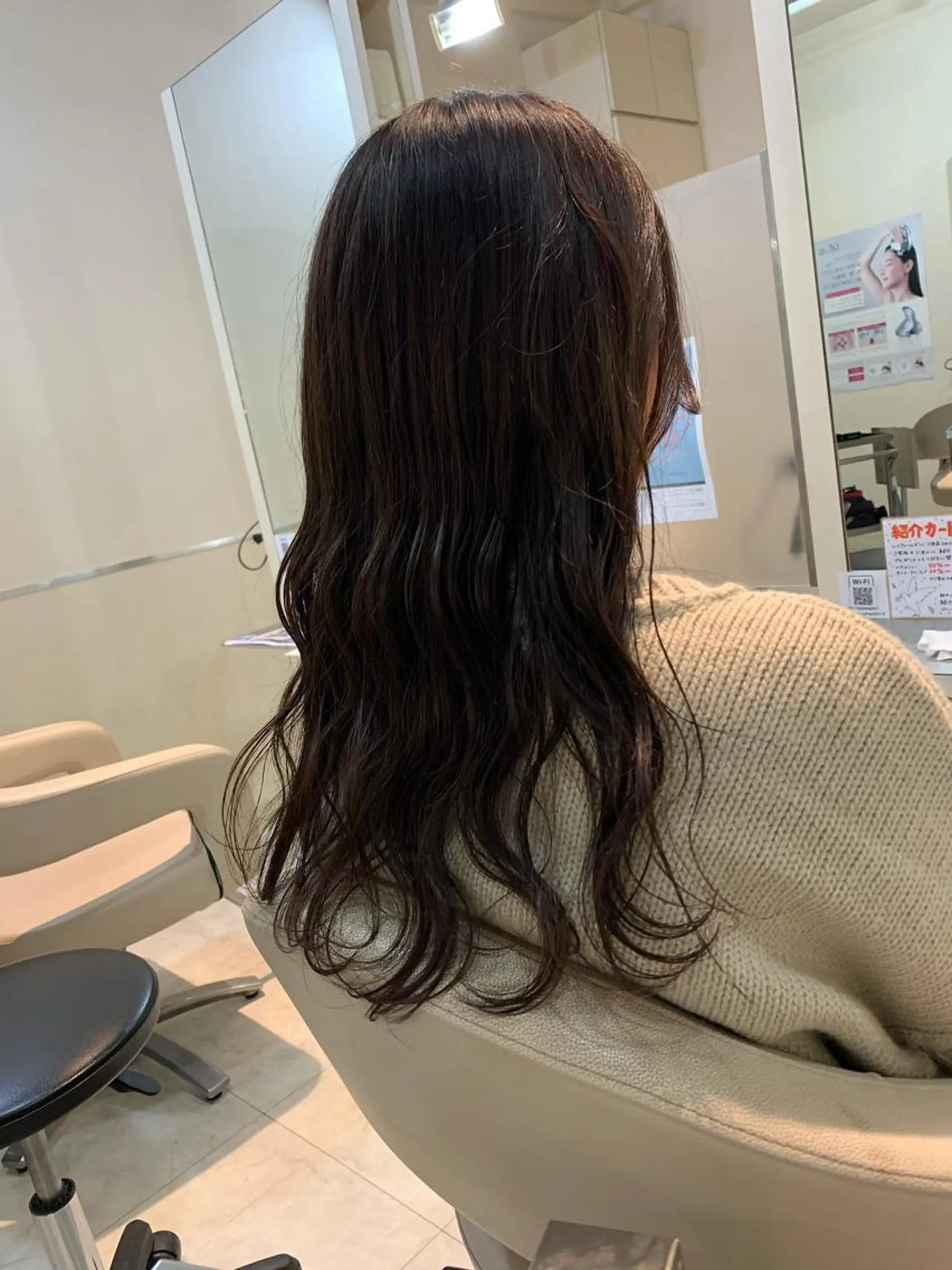 ロング カット パーマ トリートメント 本田 卓也のヘアスタイル