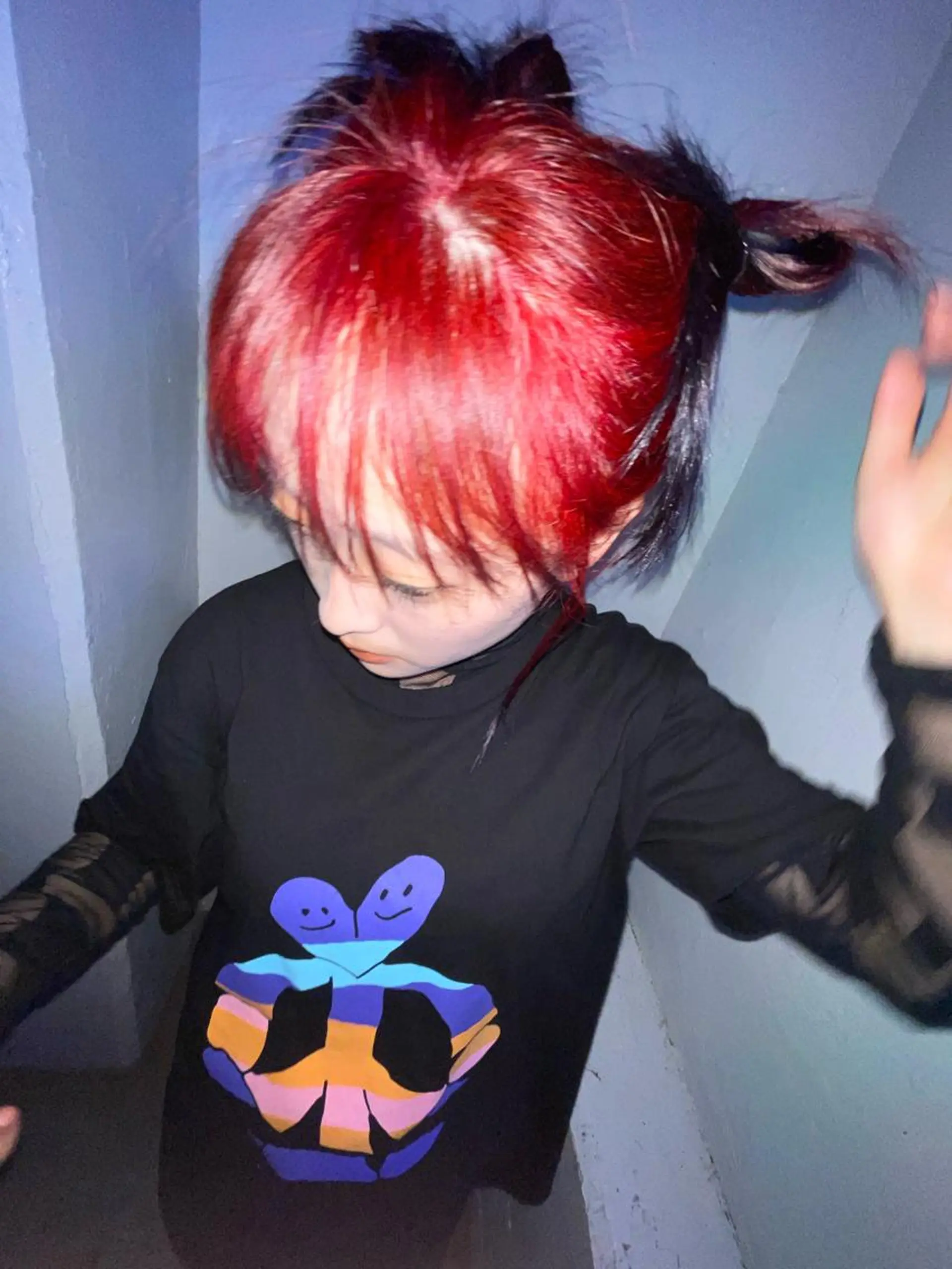 ミディアム カラー ミディアムパーマ バレイヤージュ ブリーチ ケアブリーチ デザインカラー ヘアカラー トリートメント スパイラルパーマ 🌐hina⭐️のヘアスタイル