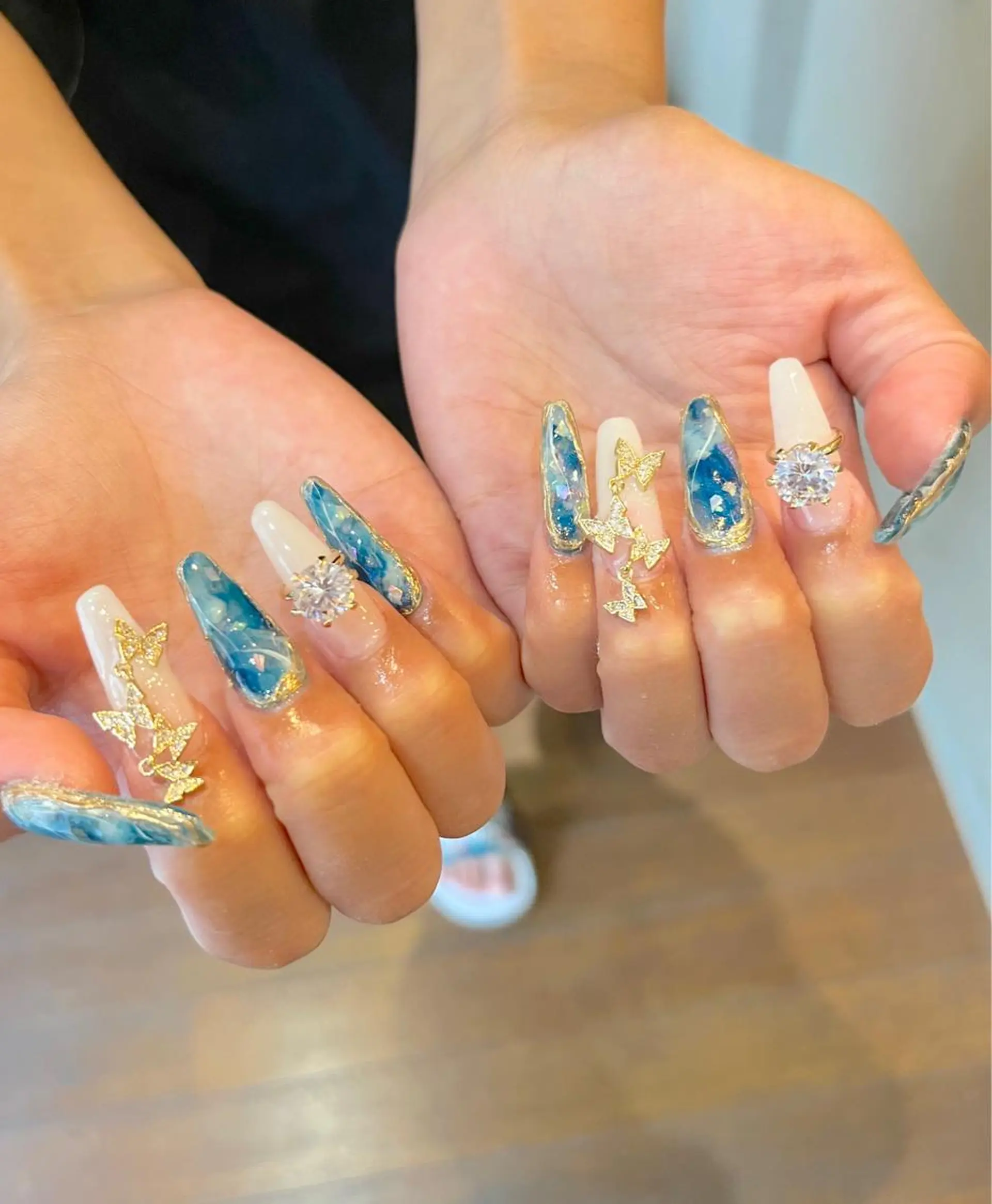 ネイル 長さ出し その他(ネイル) eclale nのネイルデザイン