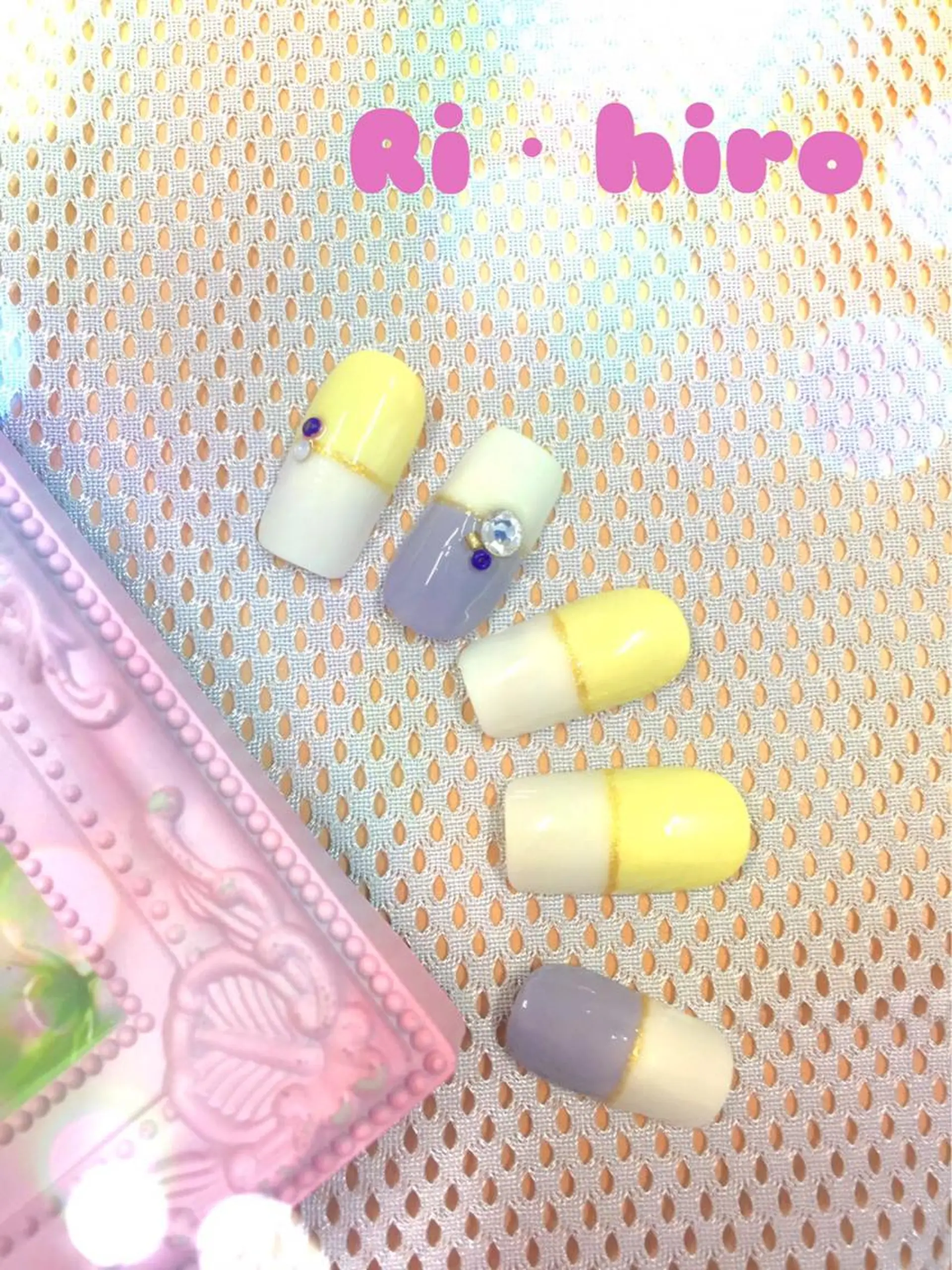 ネイル フレンチネイル ラメ(グリッター) ネイル＆フラワーサロン〜Ri✦hiro〜鳥栖店所属・HIRATA RIEのネイルデザイン