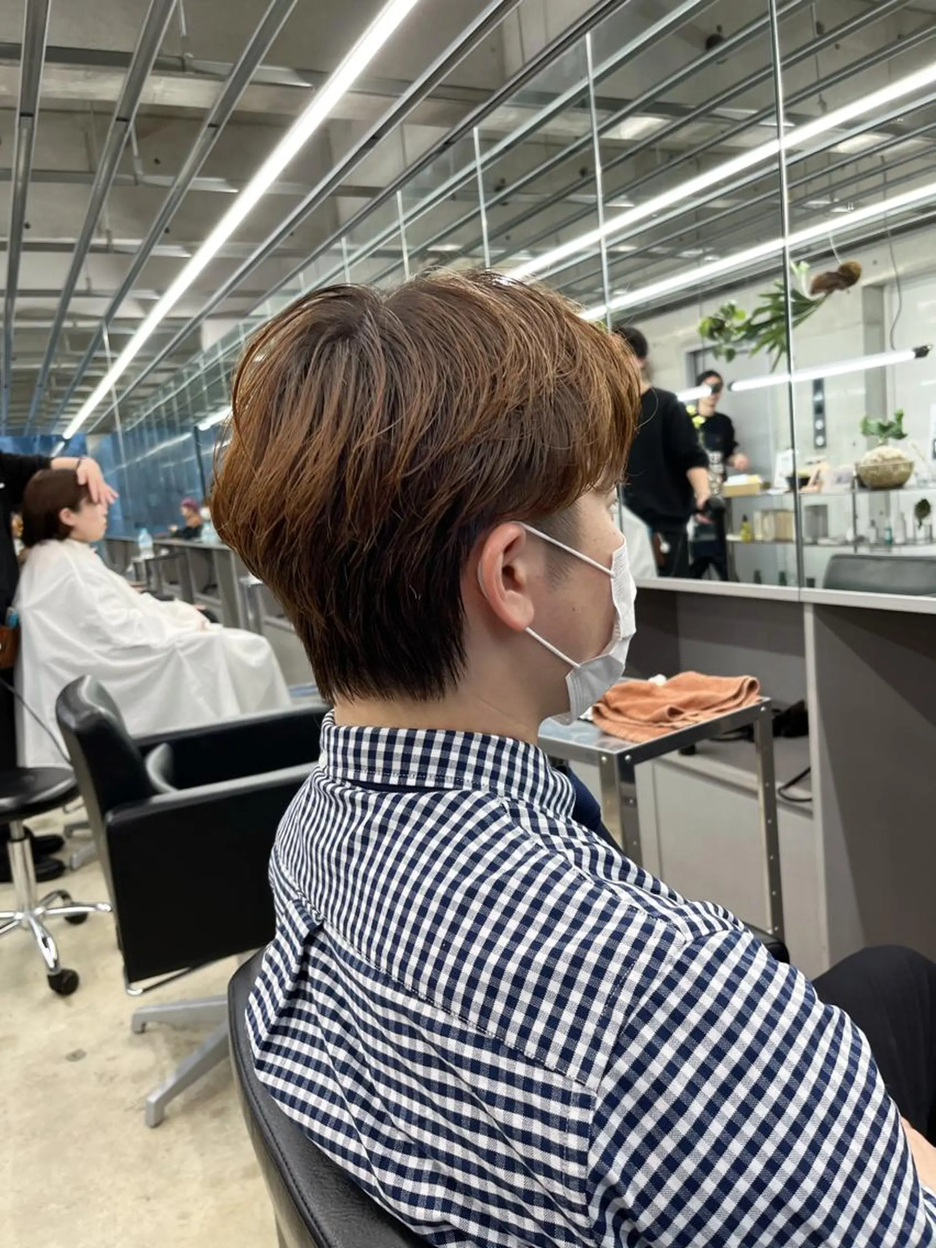 パーマ メンズ カット パーマ ダブルカラー/ ケアブリーチ/クニトのヘアスタイル