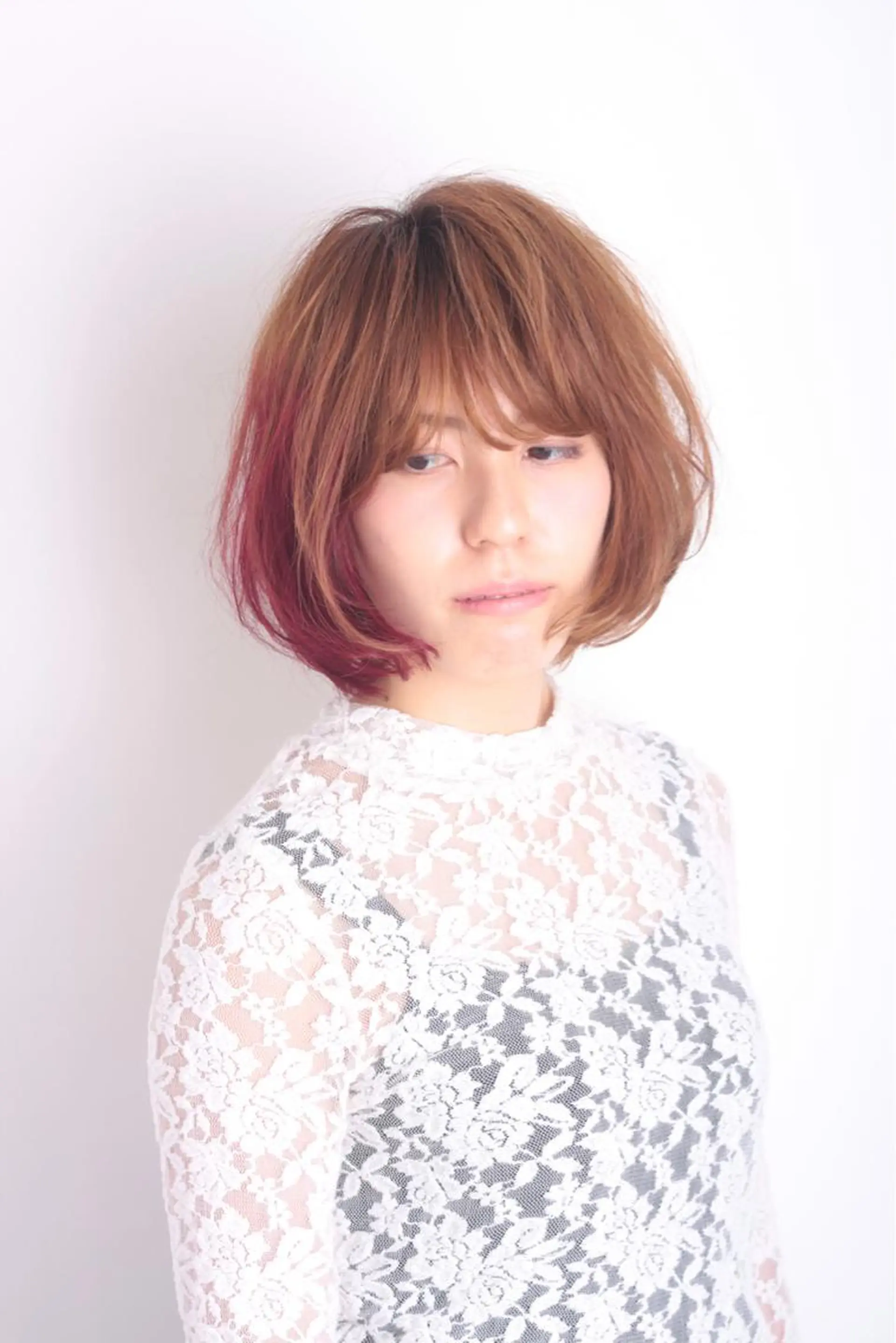 ミディアム カラー RESBORN所属・長岡 大偉のヘアスタイル