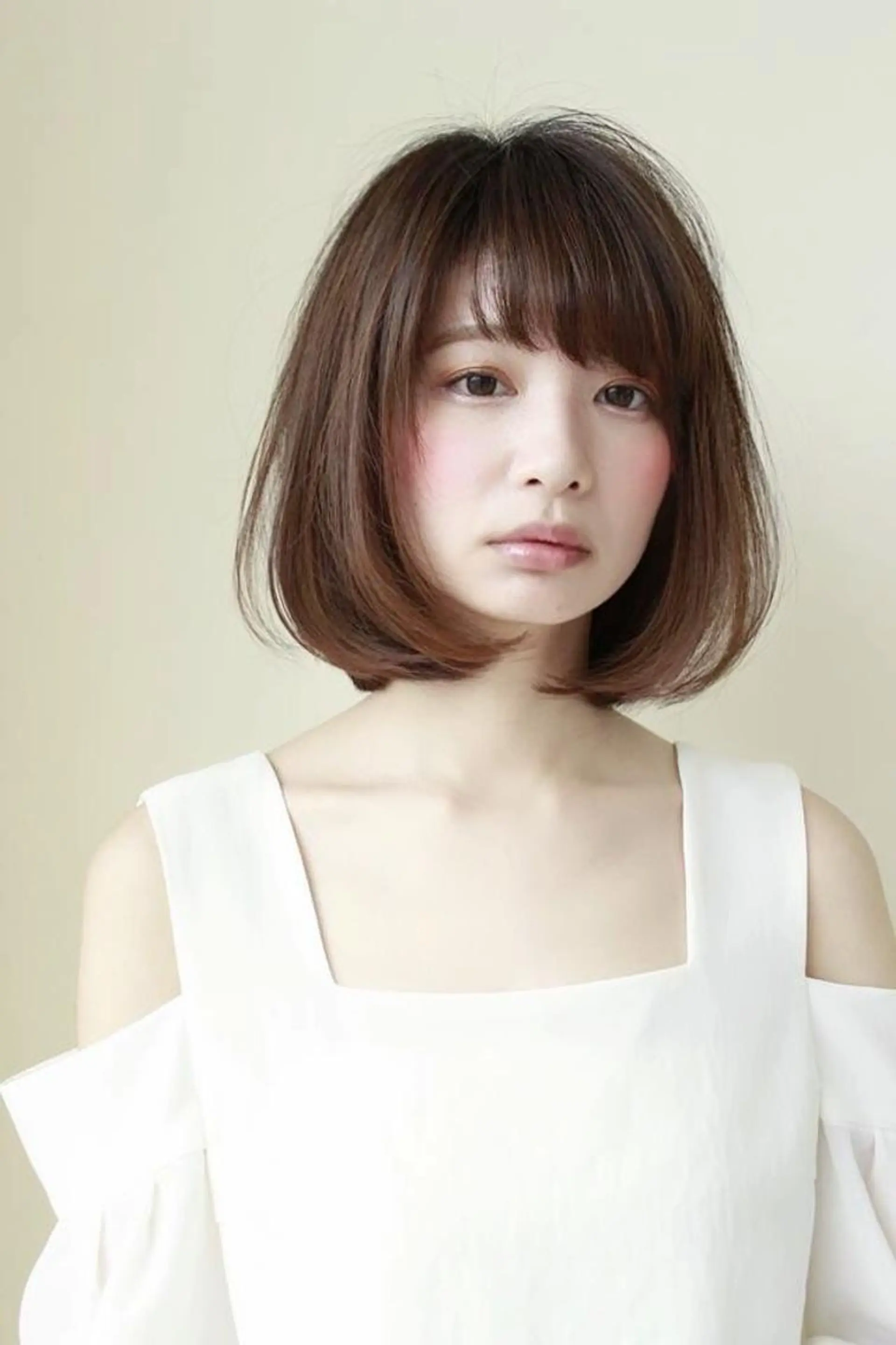 ショート ボブ 永田 志織のヘアスタイル