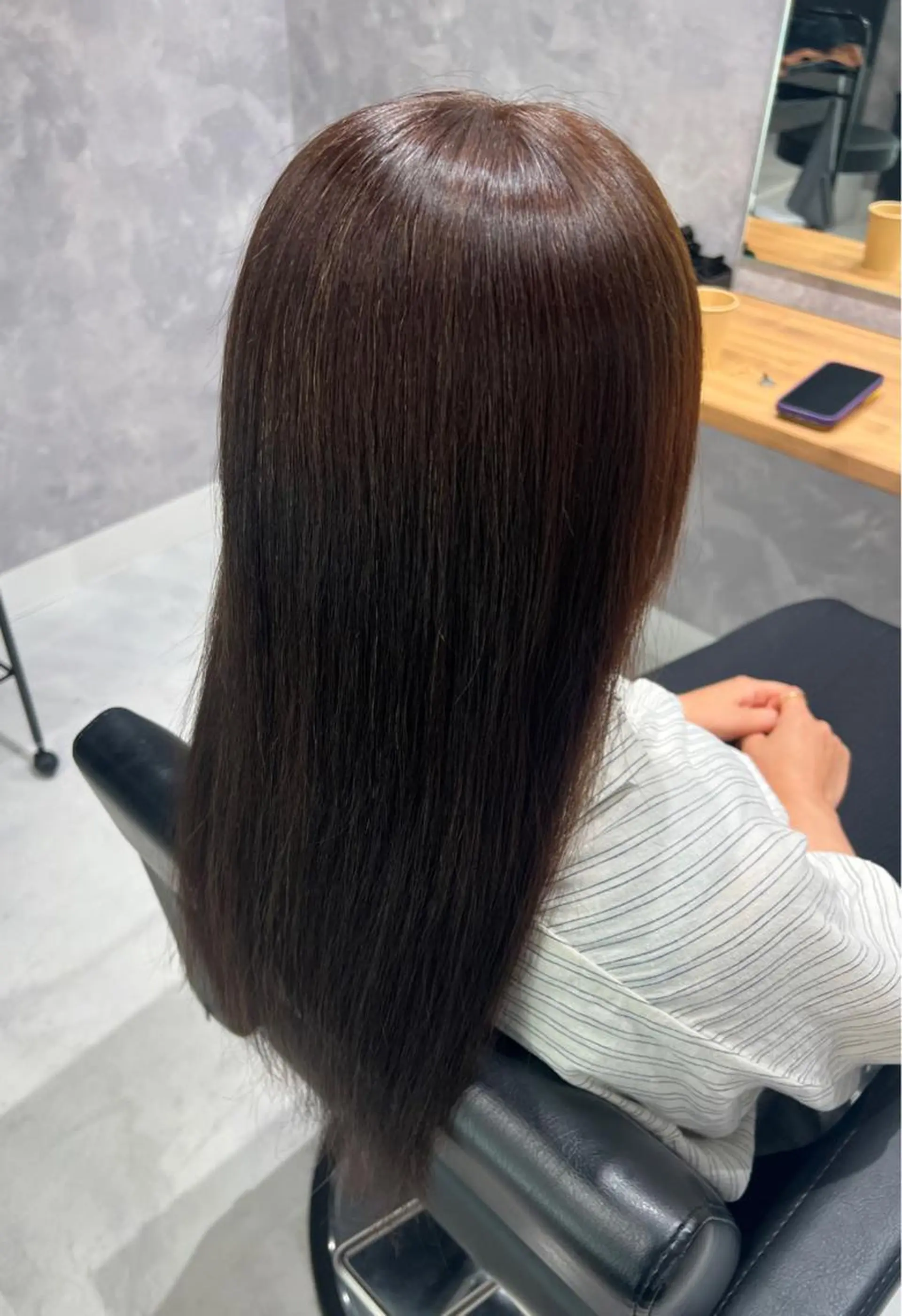ロング 縮毛矯正 Las.所属・萩原 一葉のヘアスタイル