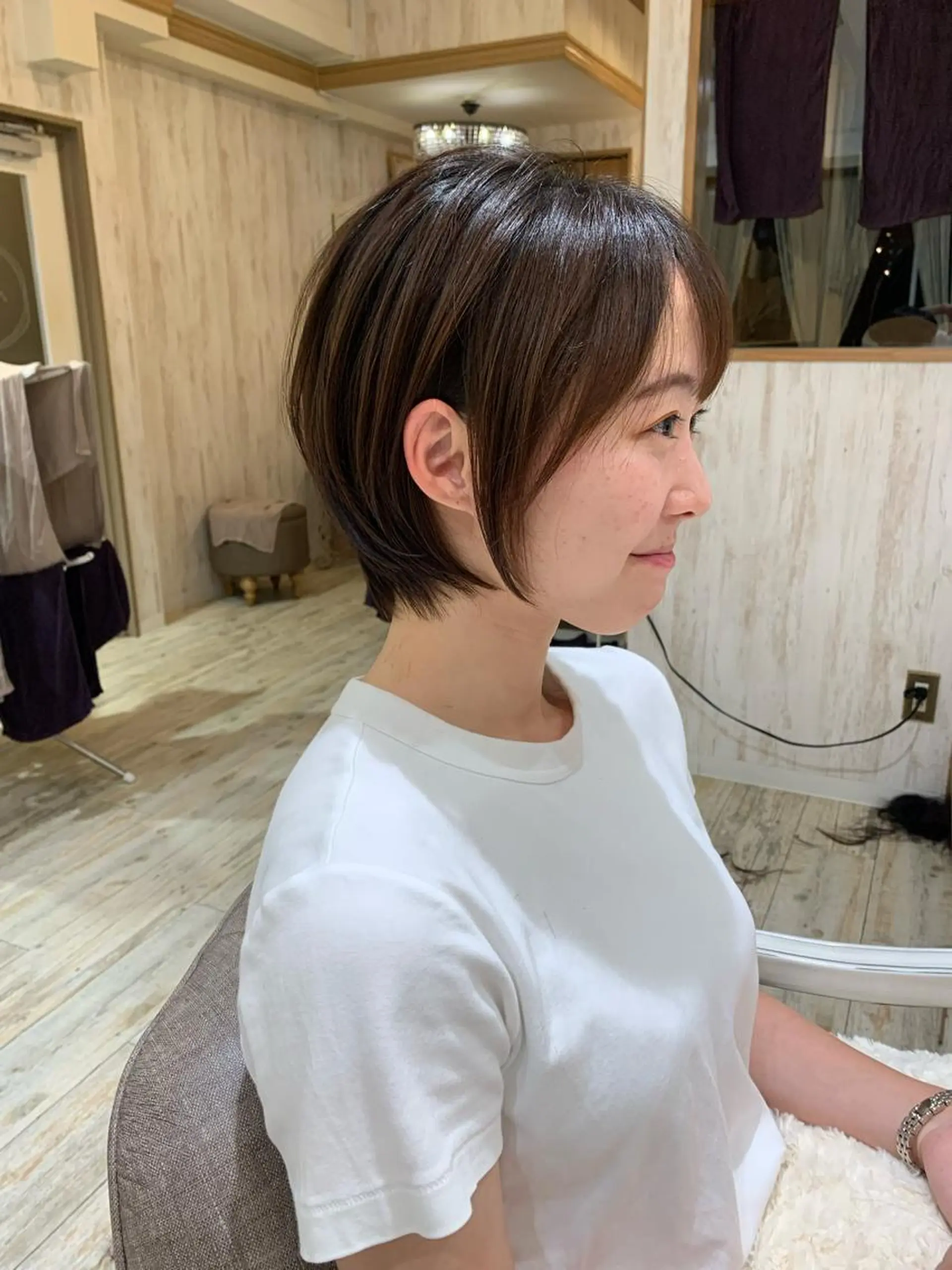 ショート おのだ あやなのヘアスタイル