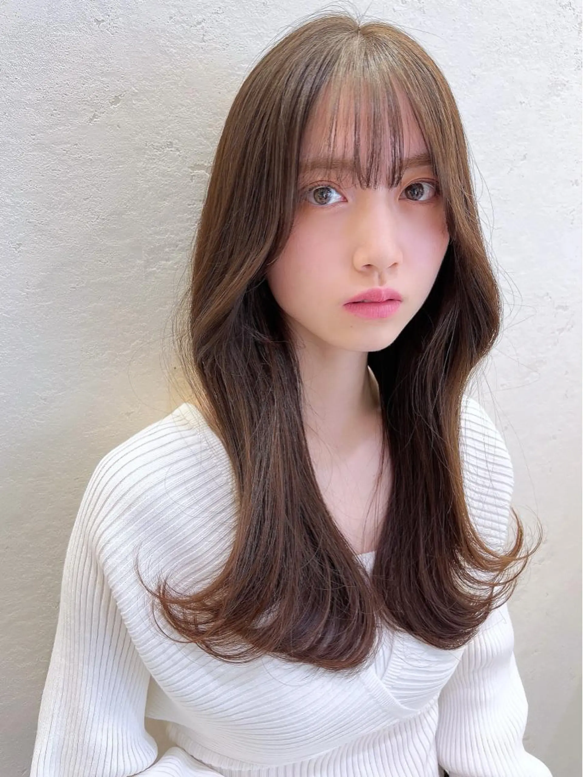ロング カラー カット ヘアカラー 韓国ヘア×髪質改善 /yoshikaのヘアスタイル