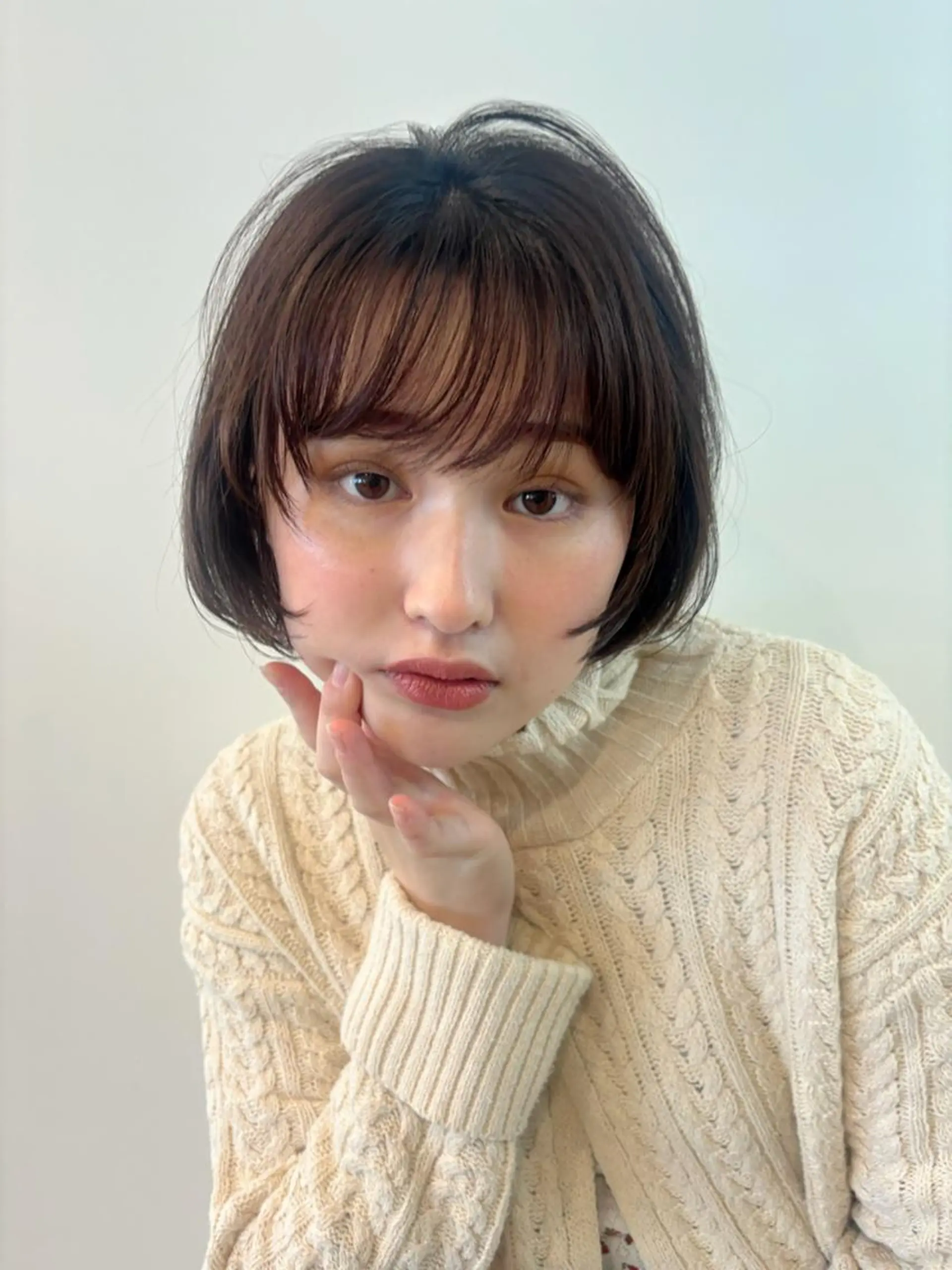 ショート ショートヘア カット ヘアカラー トリートメント RABU（ému） 伏見/髪質改善のヘアスタイル