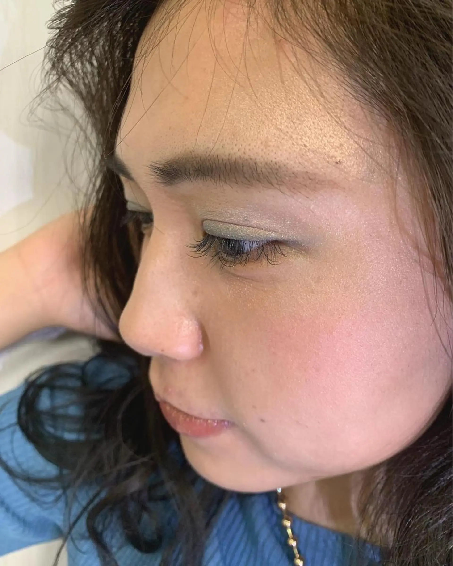 ミディアム ヘアアレンジ ウスイマイコ カット/ケアカラーのヘアスタイル