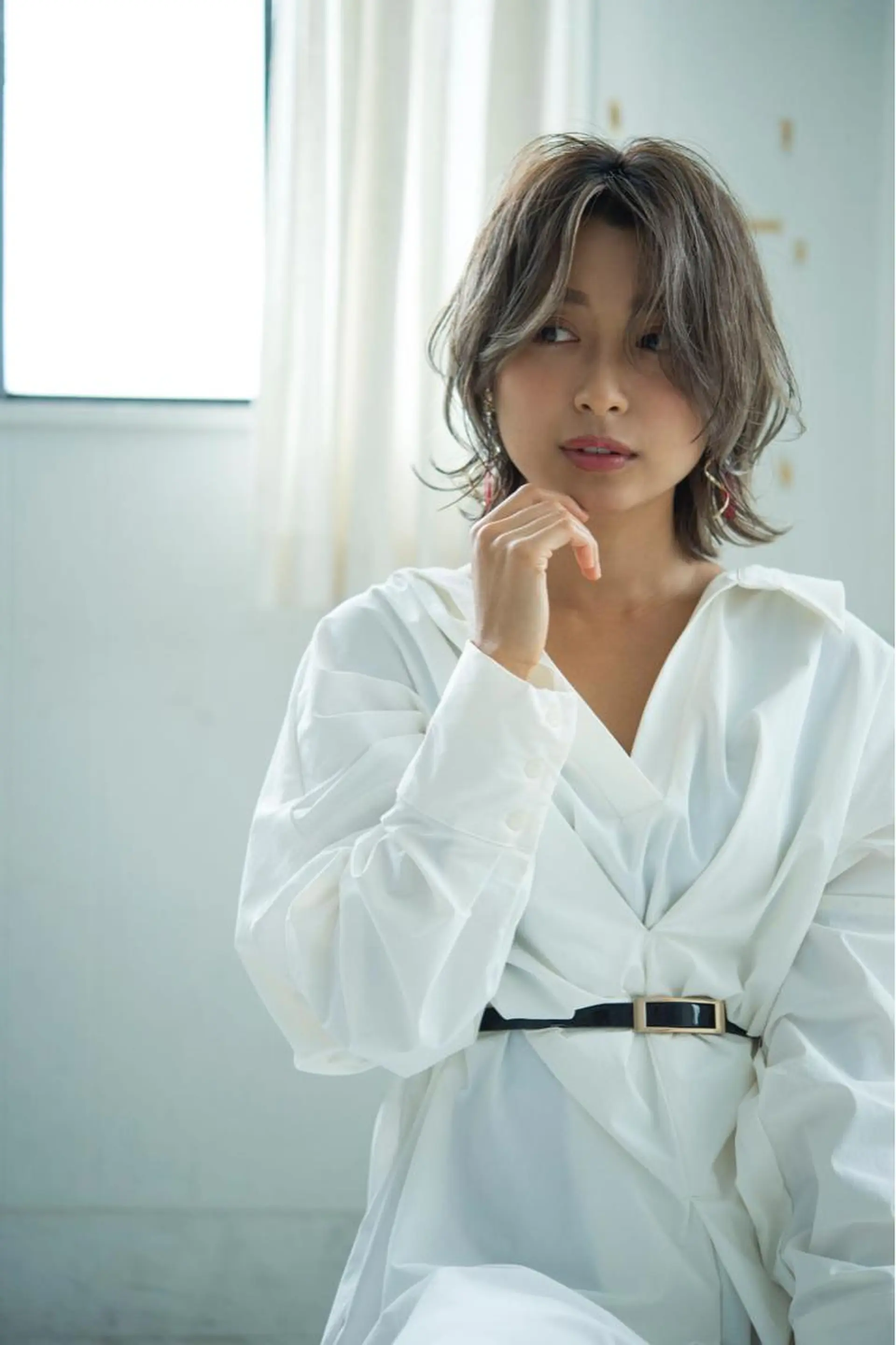 ミディアム カラー ヘアカラー トリートメント バレイヤージュカラー 特化美容師✨星皓太のヘアスタイル