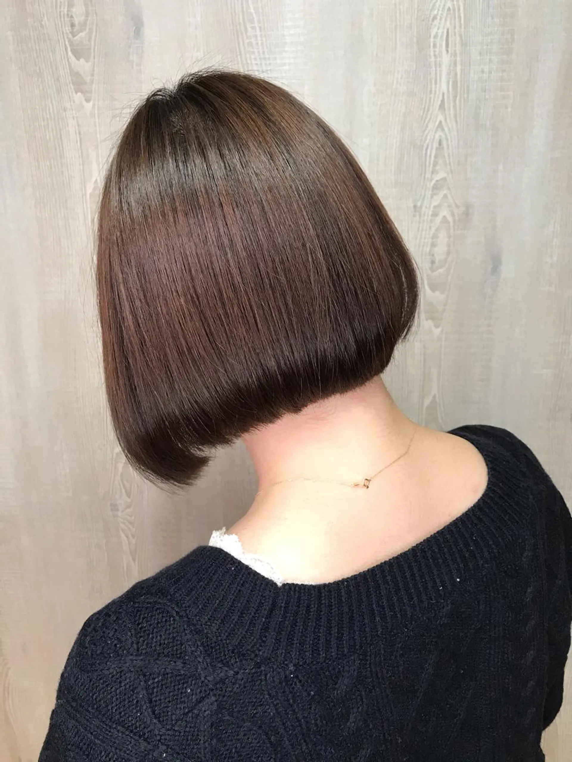 ショート ボブ カット 髪質改善×METEO 店長 貞松直也のヘアスタイル