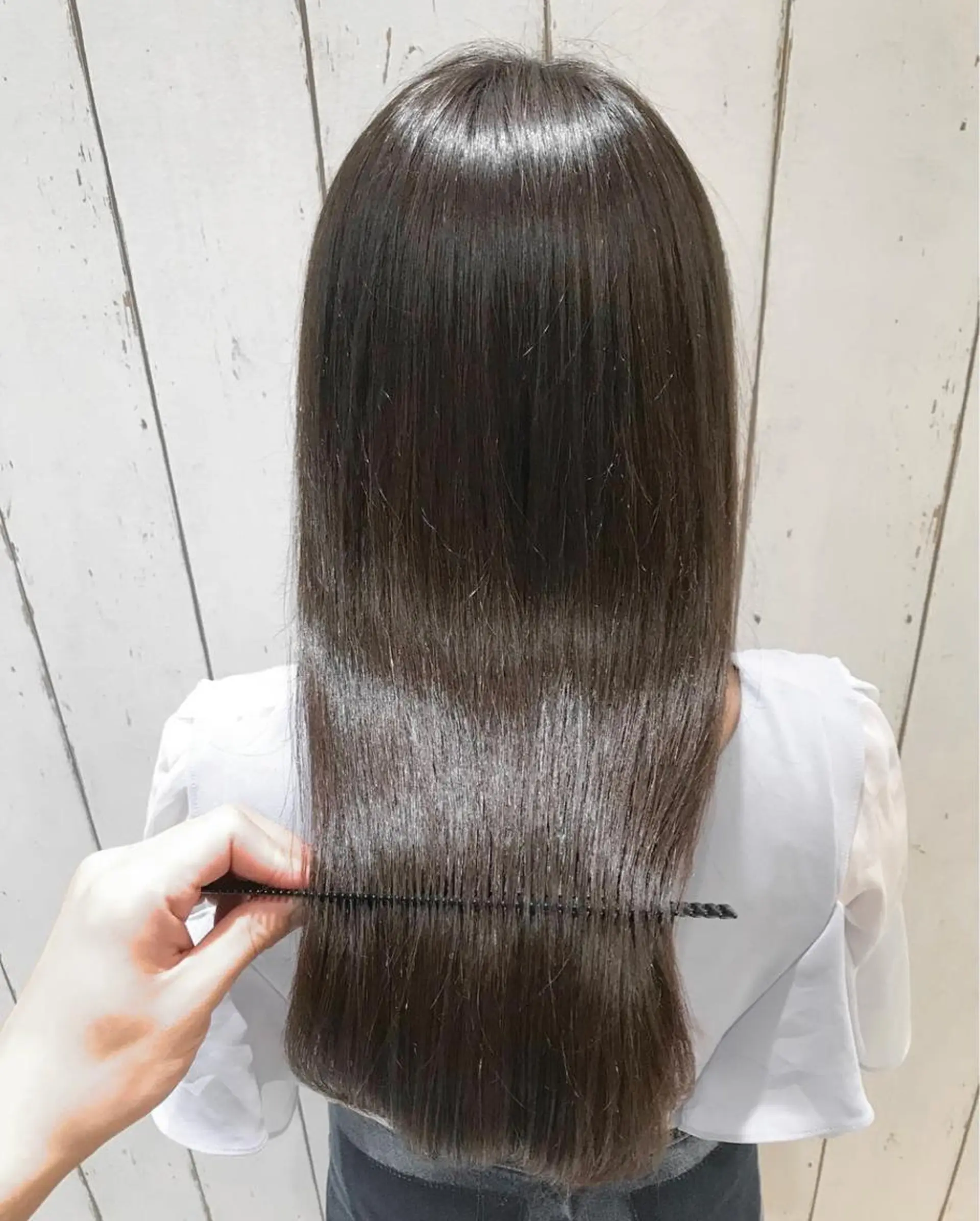 セミロング カラー ヘアアレンジ SALOWIN原宿AROA店所属・顔まわり神カット✂︎ 齋藤雄大【表参道】のヘアスタイル