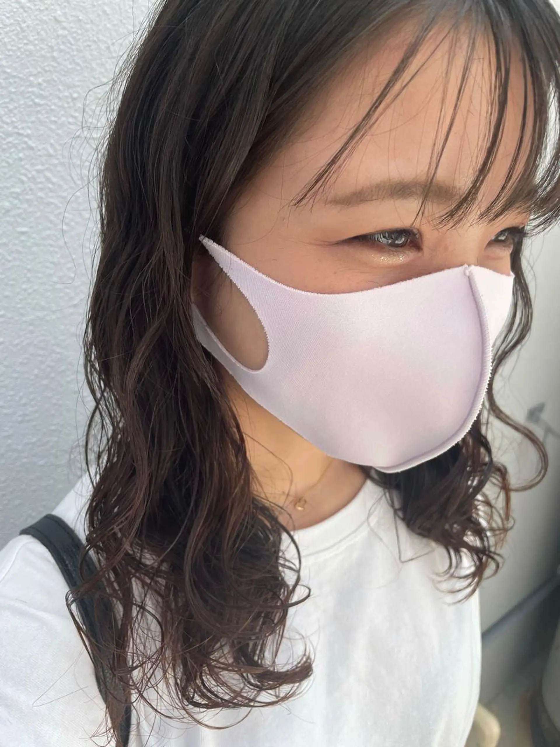 ミディアム 切りっぱなしボブ ショートボブ ミディアムパーマ ミストバング ボブ カット ヘアカラー パーマ トリートメント C’LD hair  produce /シールドヘア所属・モテ髪/ボブ/ショー ト/アダチフウトのヘアスタイル