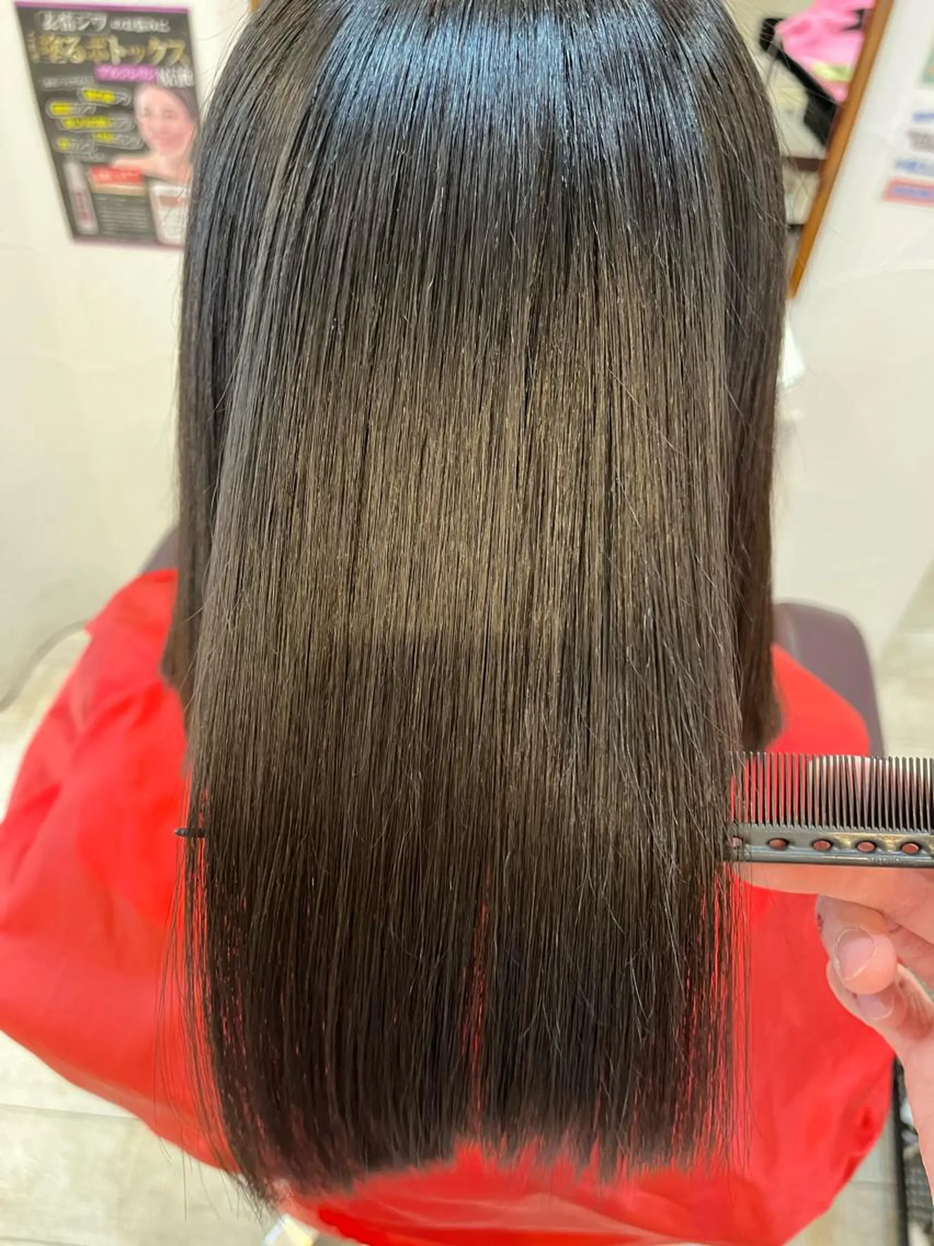 ロング カット 縮毛矯正 トリートメント Go   Today シェアサロン　横浜店所属・【ただの天才 🎨】のヘアスタイル
