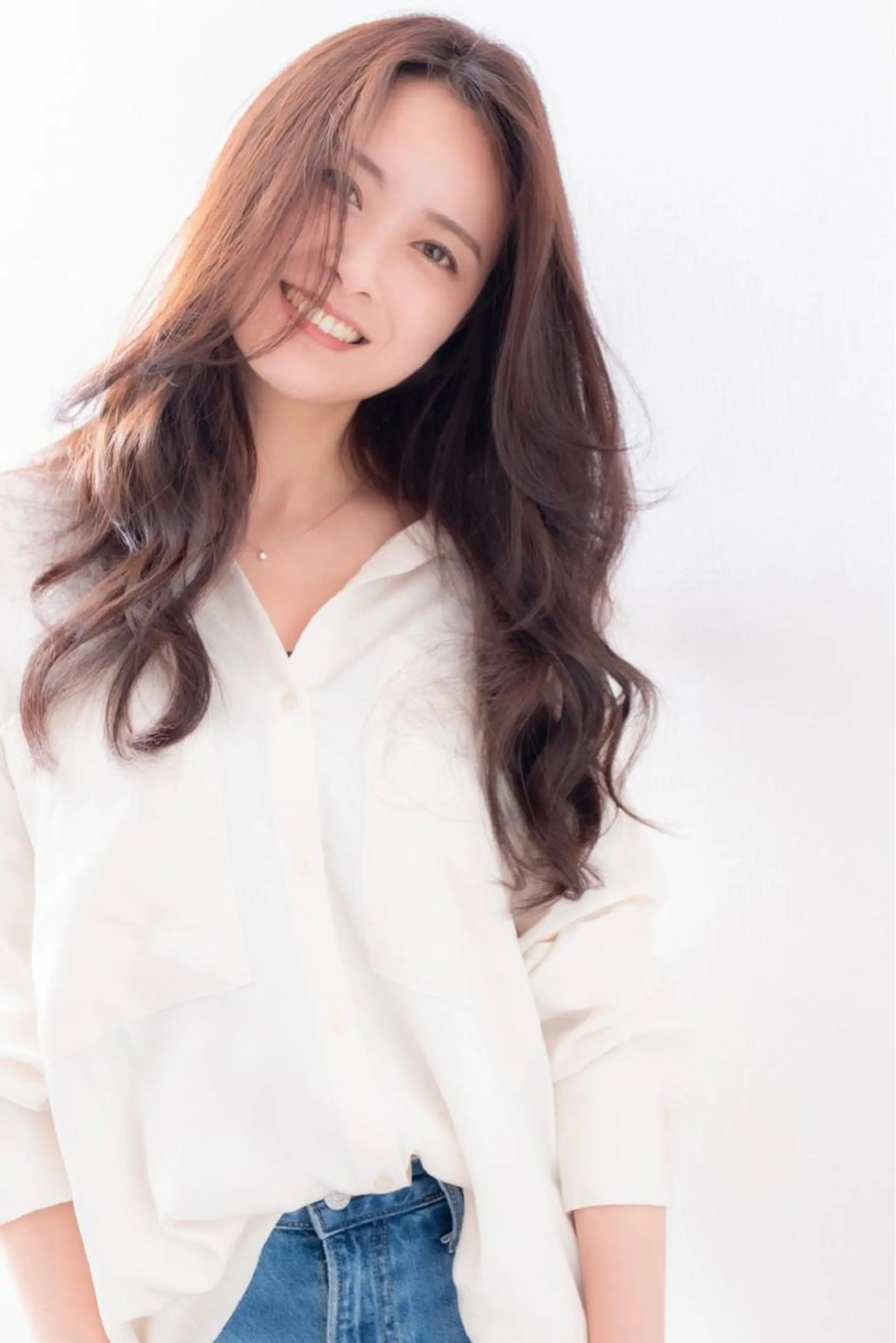 ロング カラー ロング モテ🤍ヘア 🖤gene川島のヘアスタイル