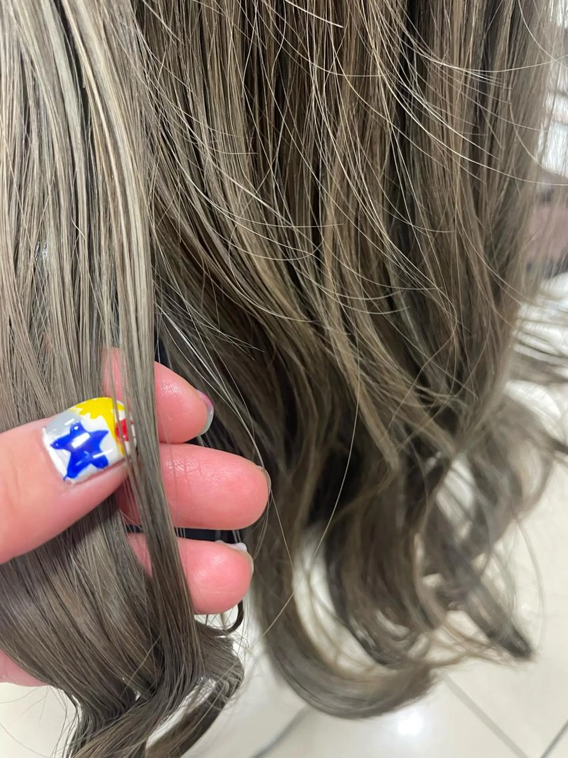 ロング カラー ヘアカラー パーマ/ボブ/ ヘルシーカラー/風花のヘアスタイル