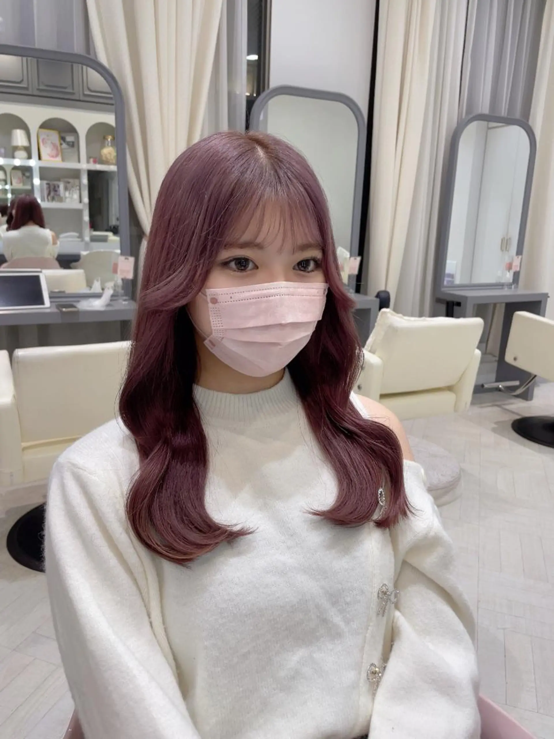 ロング ヘアカラー Fuka euphoriaのヘアスタイル