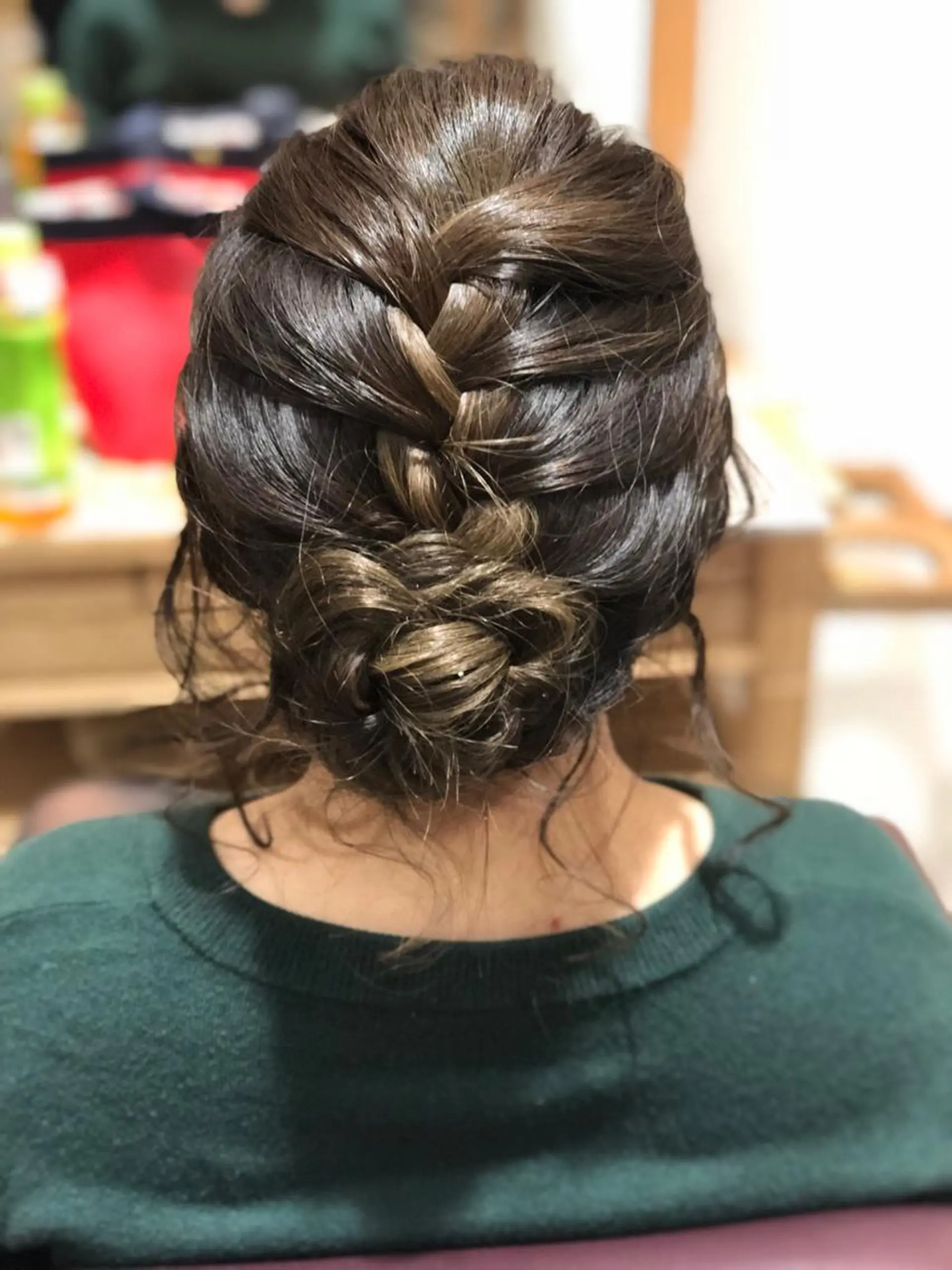 セミロング カラー ヘアアレンジ エフェクトブリーチ エクステhiroのヘアスタイル