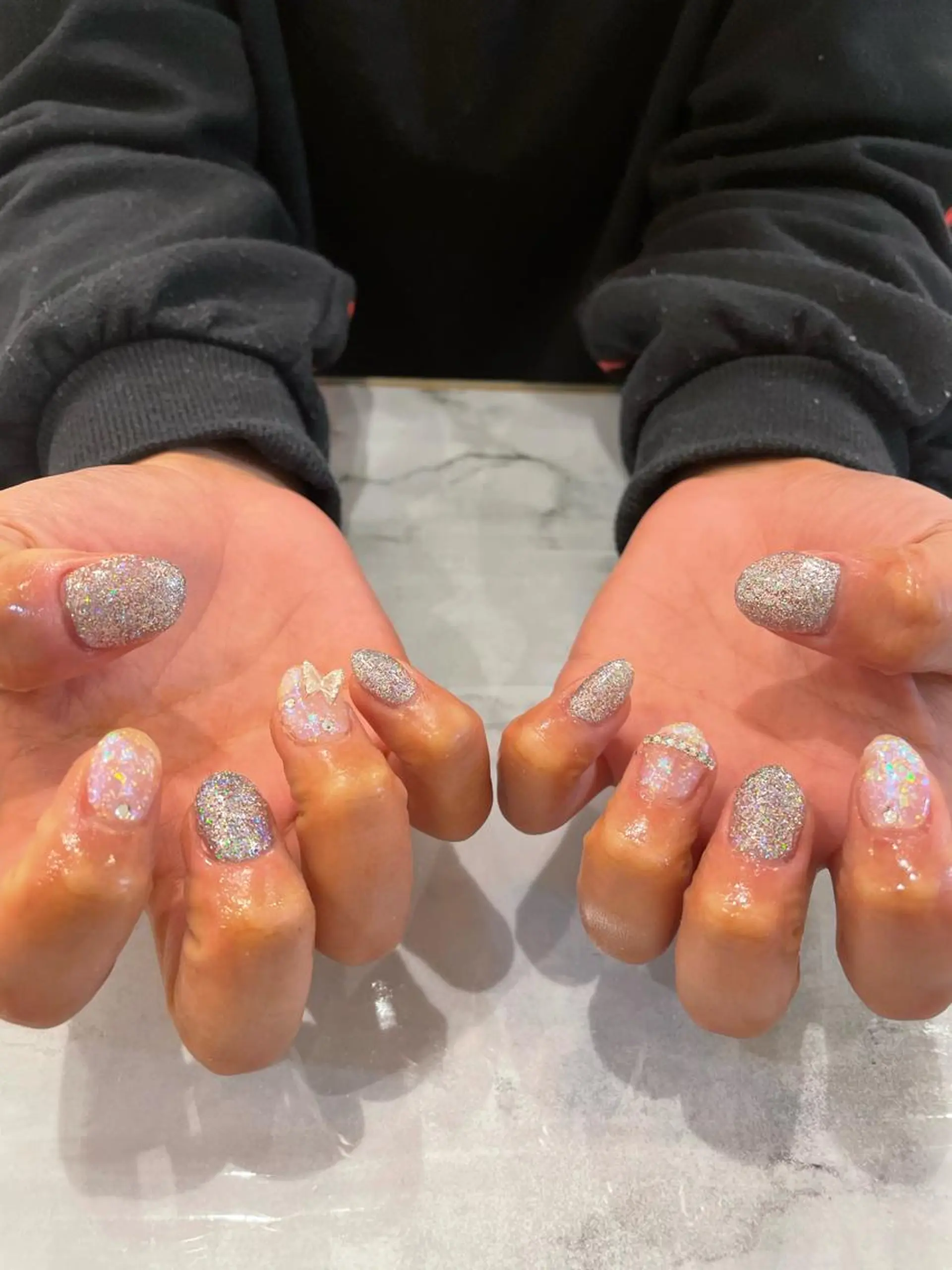 ネイル 束感まつ毛/ネイル/ LED♥KIRARAのマツエク・マツパデザイン