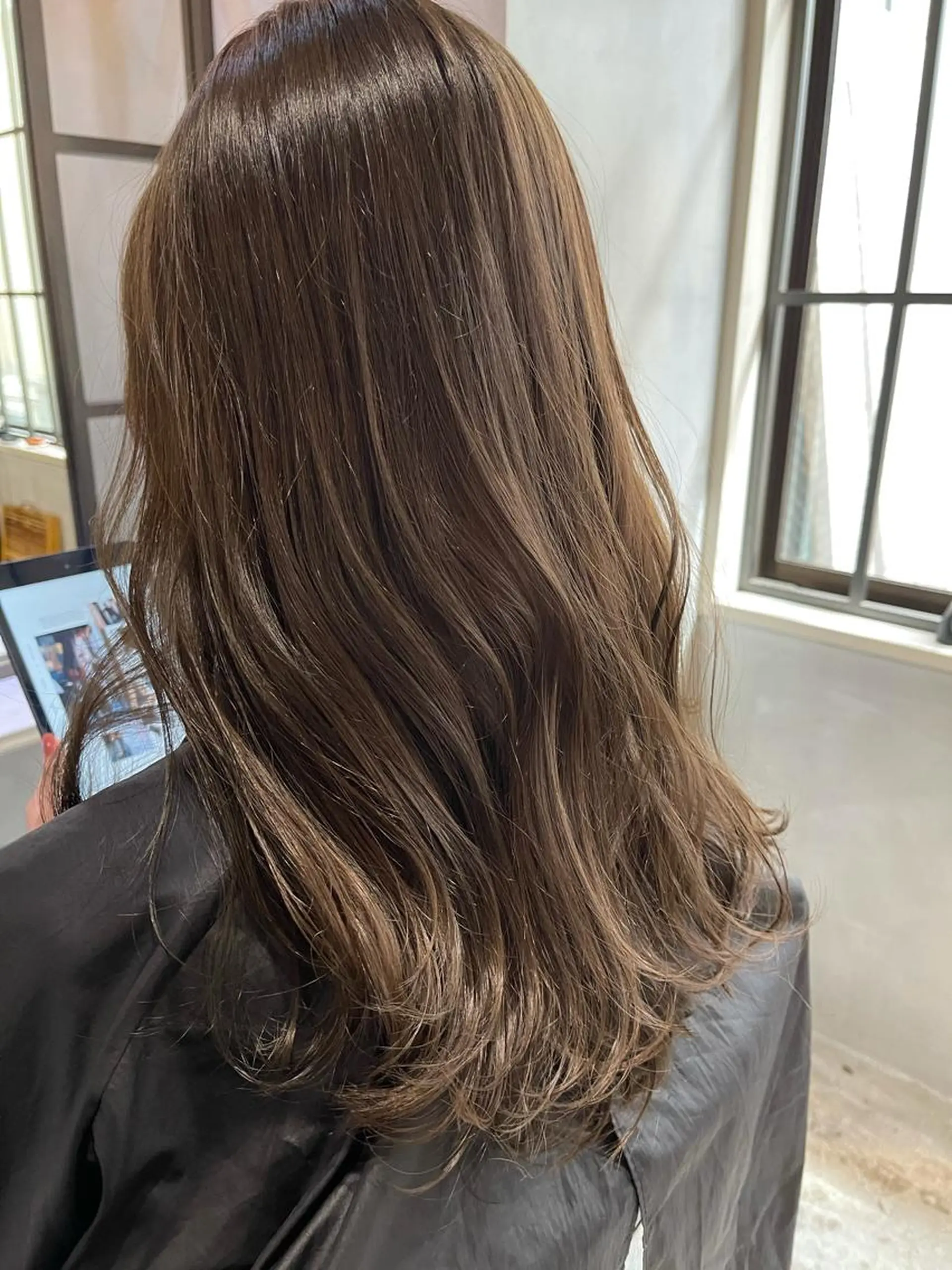 ミディアム カラー 髪質改善/艶髪特化 /柔らかさ/清水翔矢のヘアスタイル